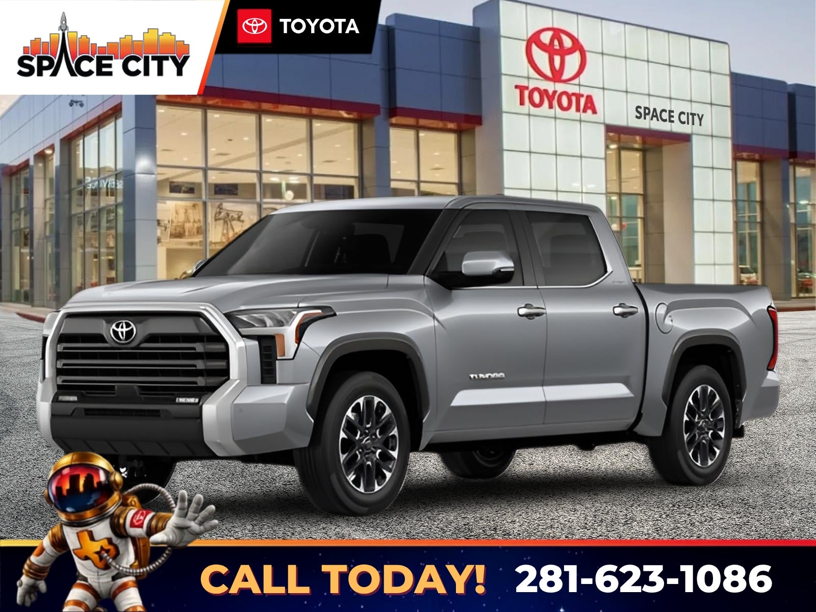Celestial Silver Metallic 2026 Toyota Tundra Pickup Truck Four-Wheel Drive Automatic