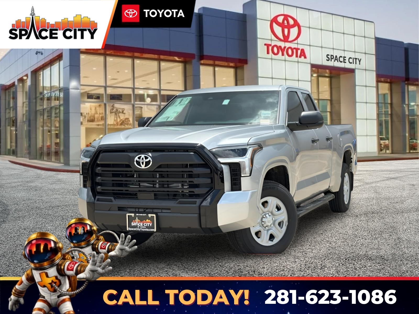 Celestial Silver Metallic 2026 Toyota Tundra Pickup Truck Four-Wheel Drive Automatic