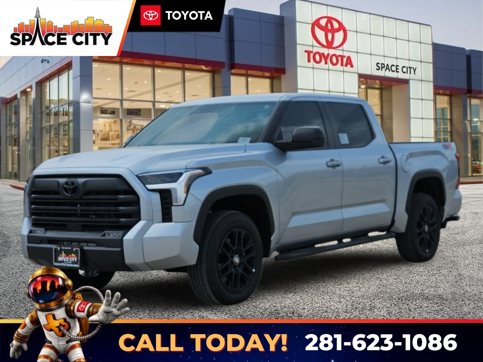 Celestial Silver Metallic 2026 Toyota Tundra Pickup Truck Four-Wheel Drive Automatic
