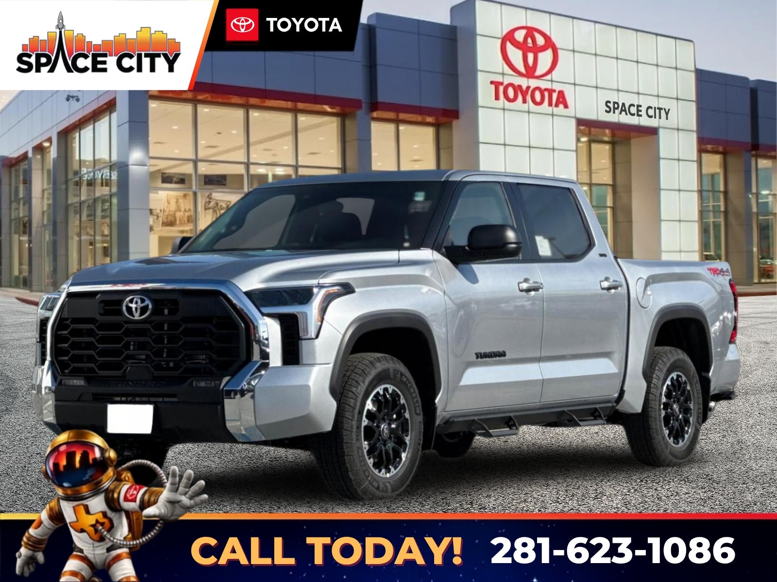 Celestial Silver Metallic 2026 Toyota Tundra Pickup Truck Four-Wheel Drive Automatic
