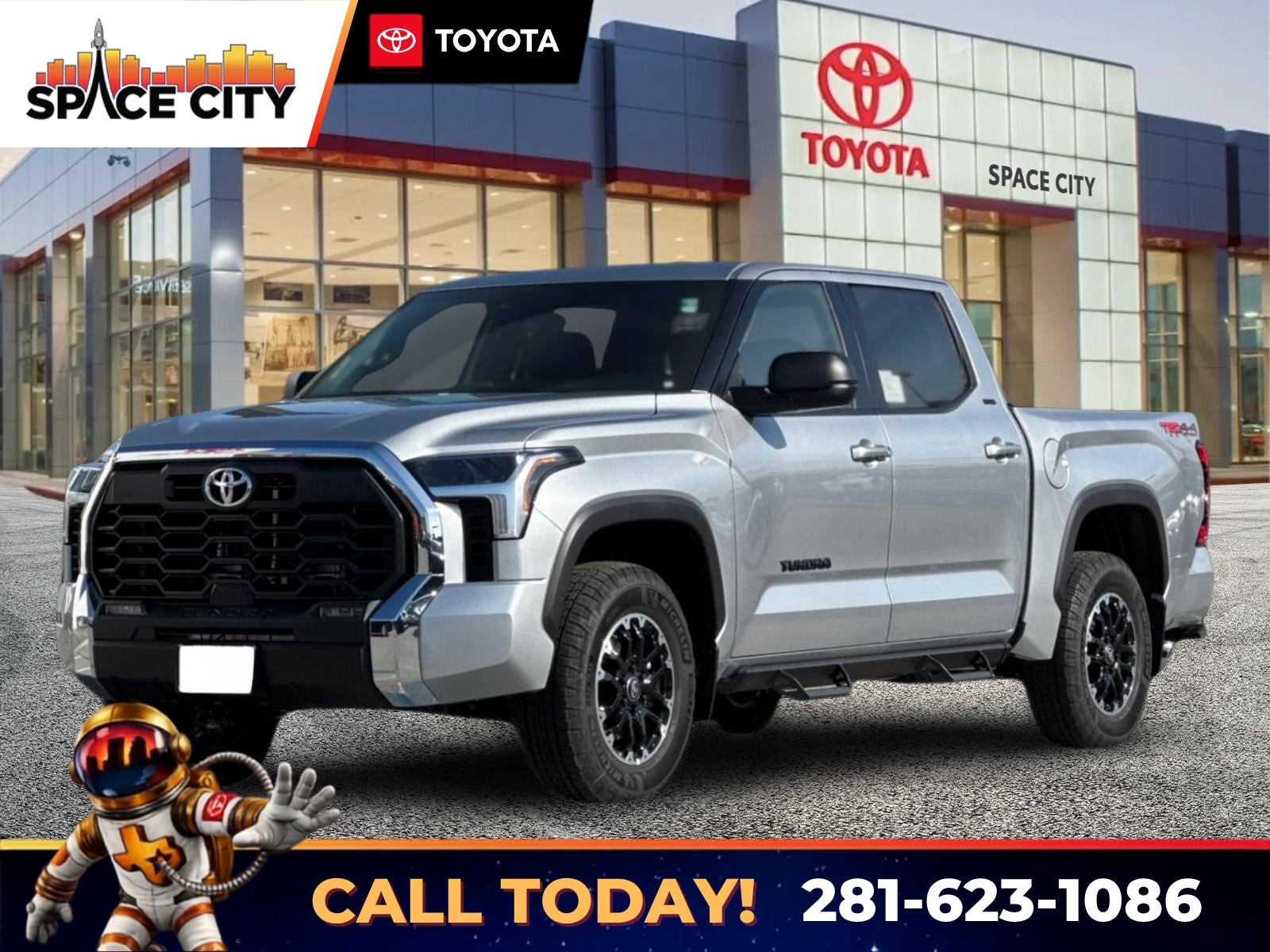 Celestial Silver Metallic 2026 Toyota Tundra Pickup Truck Four-Wheel Drive Automatic