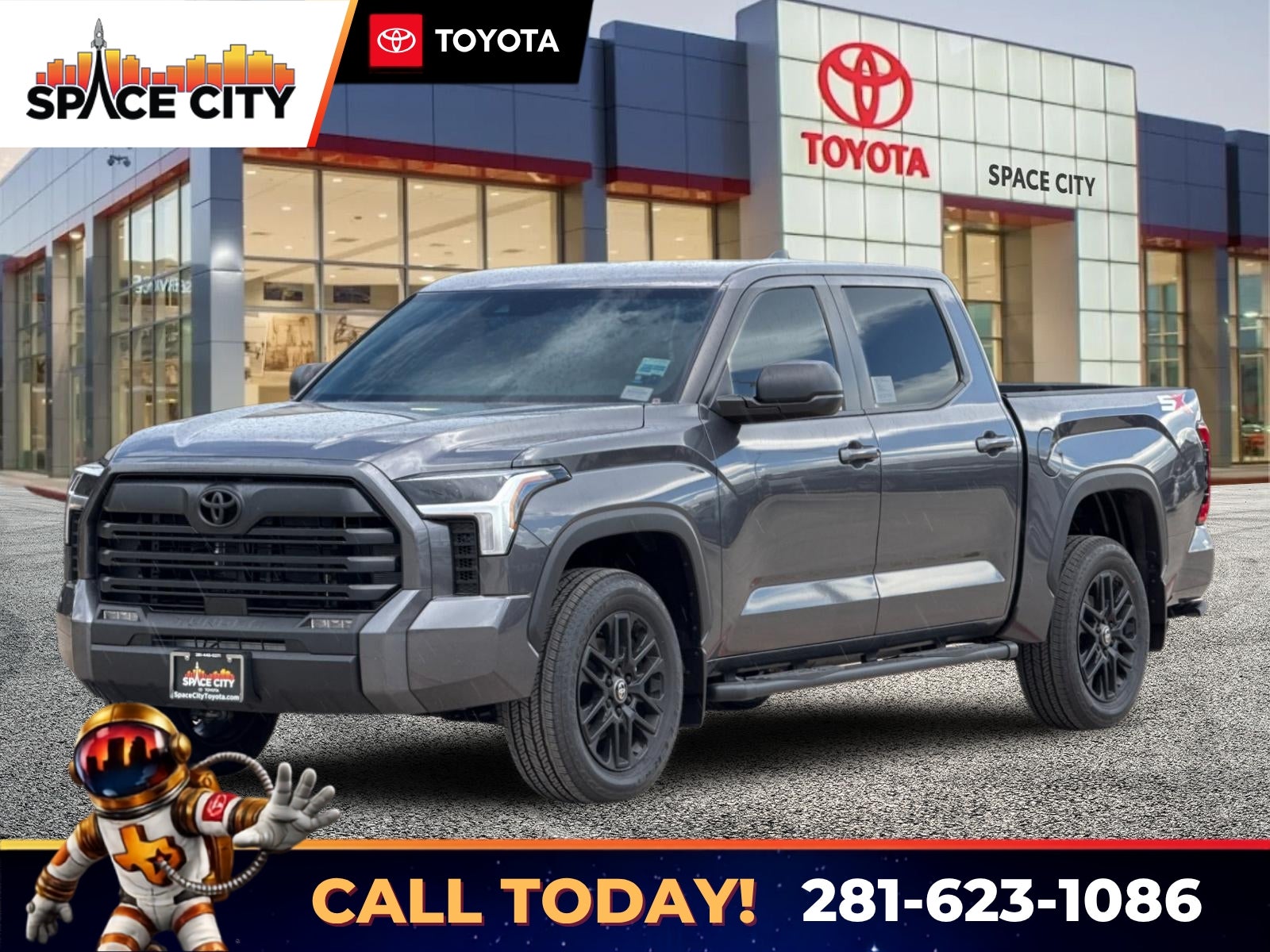 Magnetic Gray Metallic 2026 Toyota Tundra Pickup Truck Four-Wheel Drive Automatic