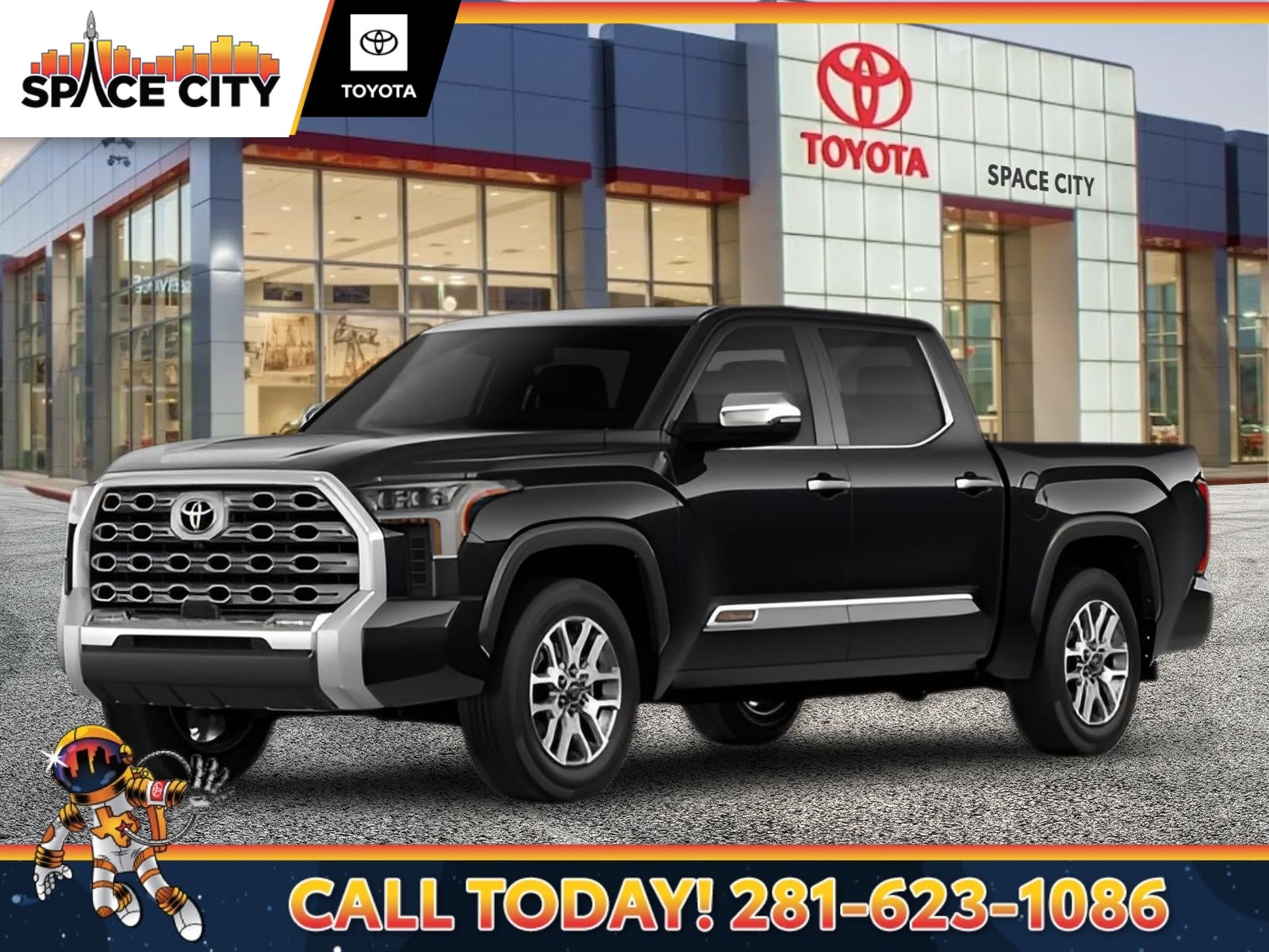 Midnight Black Metallic 2026 Toyota Tundra Pickup Truck Four-Wheel Drive Automatic