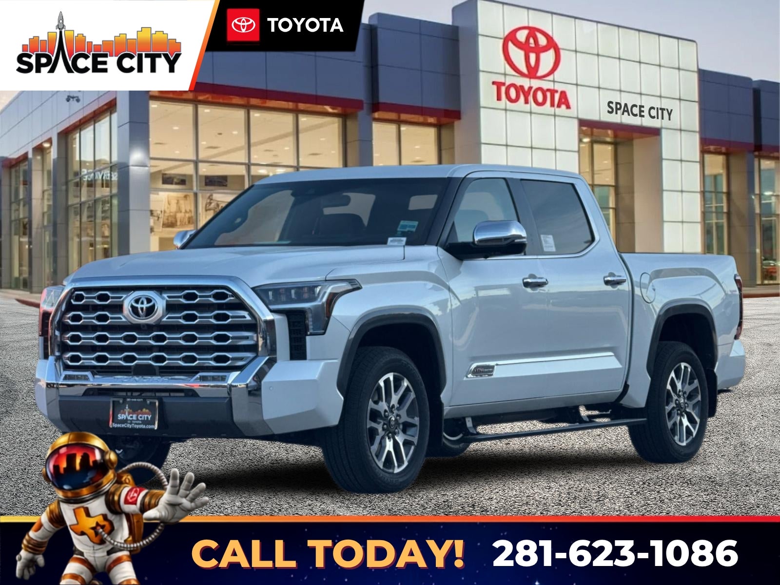 White (Wind Chill Pearl) 2026 Toyota Tundra Pickup Truck Four-Wheel Drive Automatic