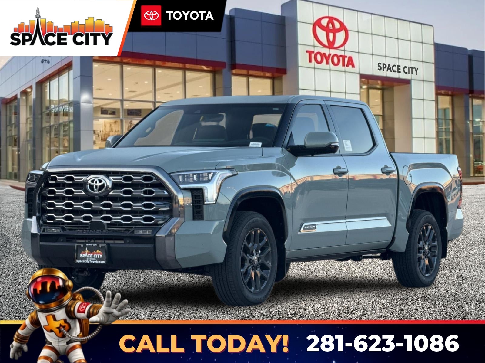 Lunar Rock 2026 Toyota Tundra Pickup Truck Four-Wheel Drive Automatic