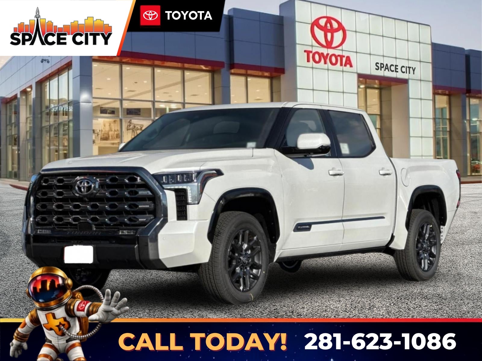 White (Wind Chill Pearl) 2026 Toyota Tundra Pickup Truck Four-Wheel Drive Automatic