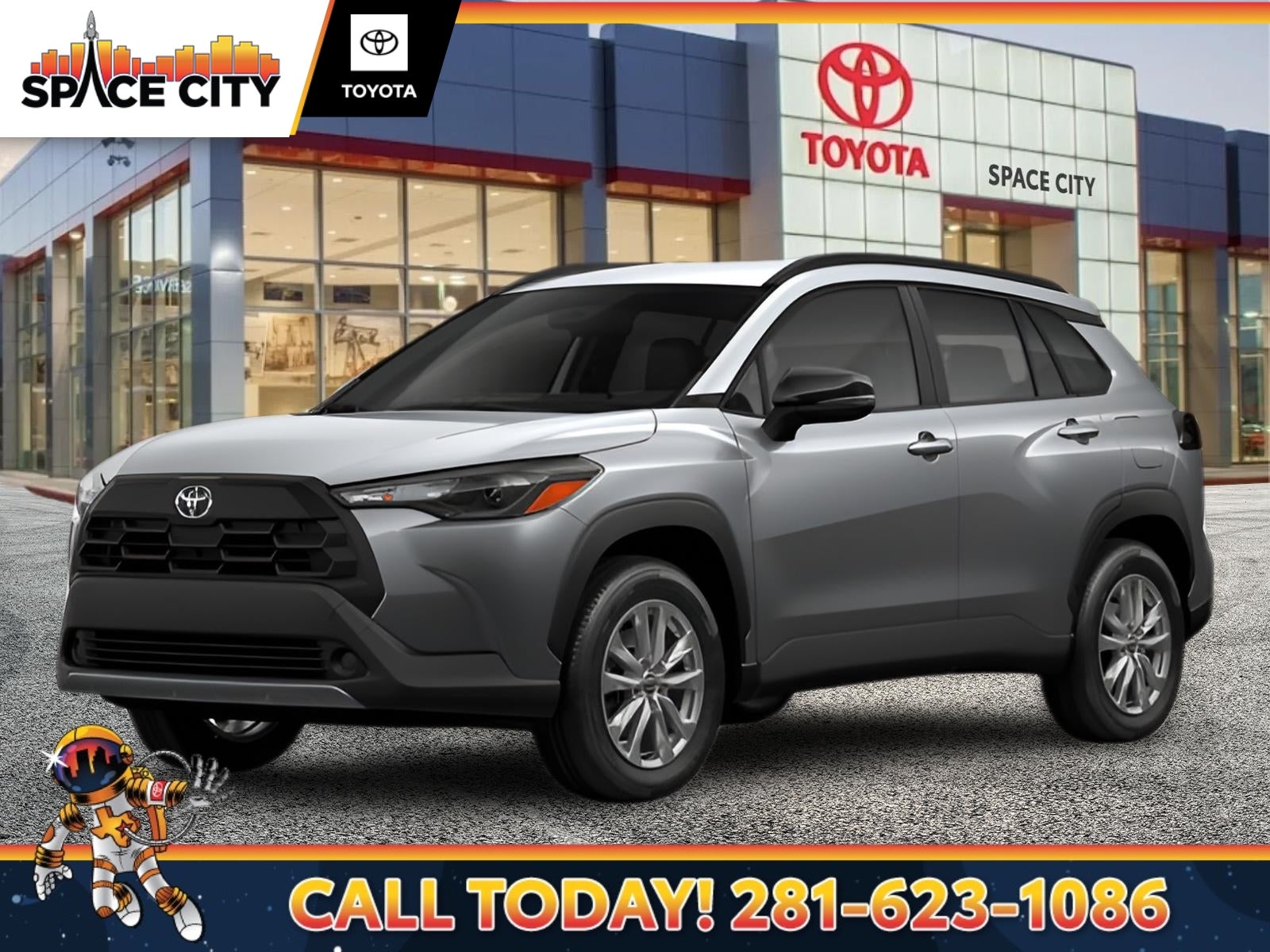 Silver 2026 Toyota Corolla Cross SUV / Crossover Front-Wheel Drive Continuously Variable Transmission