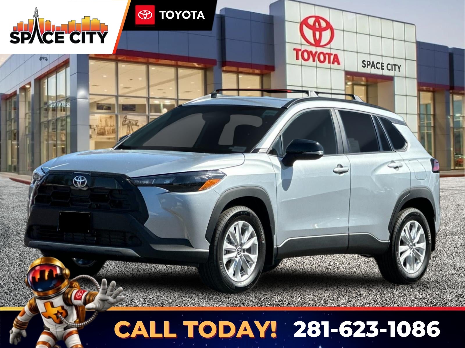 Sonic Silver 2026 Toyota Corolla Cross SUV / Crossover Front-Wheel Drive Continuously Variable Transmission