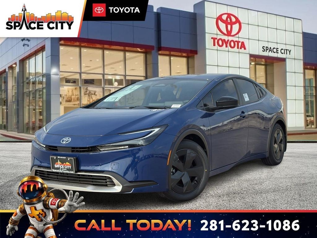 Blue 2026 Toyota Prius Plug-In Hybrid Hatchback Front-Wheel Drive Continuously Variable Transmission