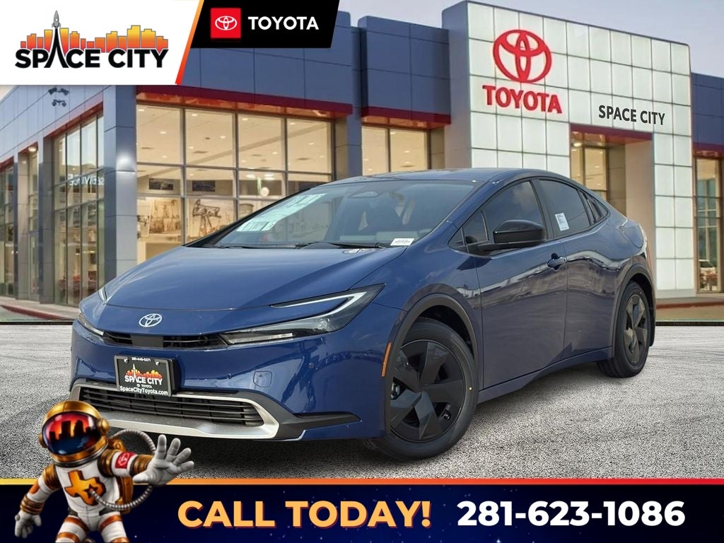 Blue 2026 Toyota Prius Plug-In Hybrid Hatchback Front-Wheel Drive Continuously Variable Transmission