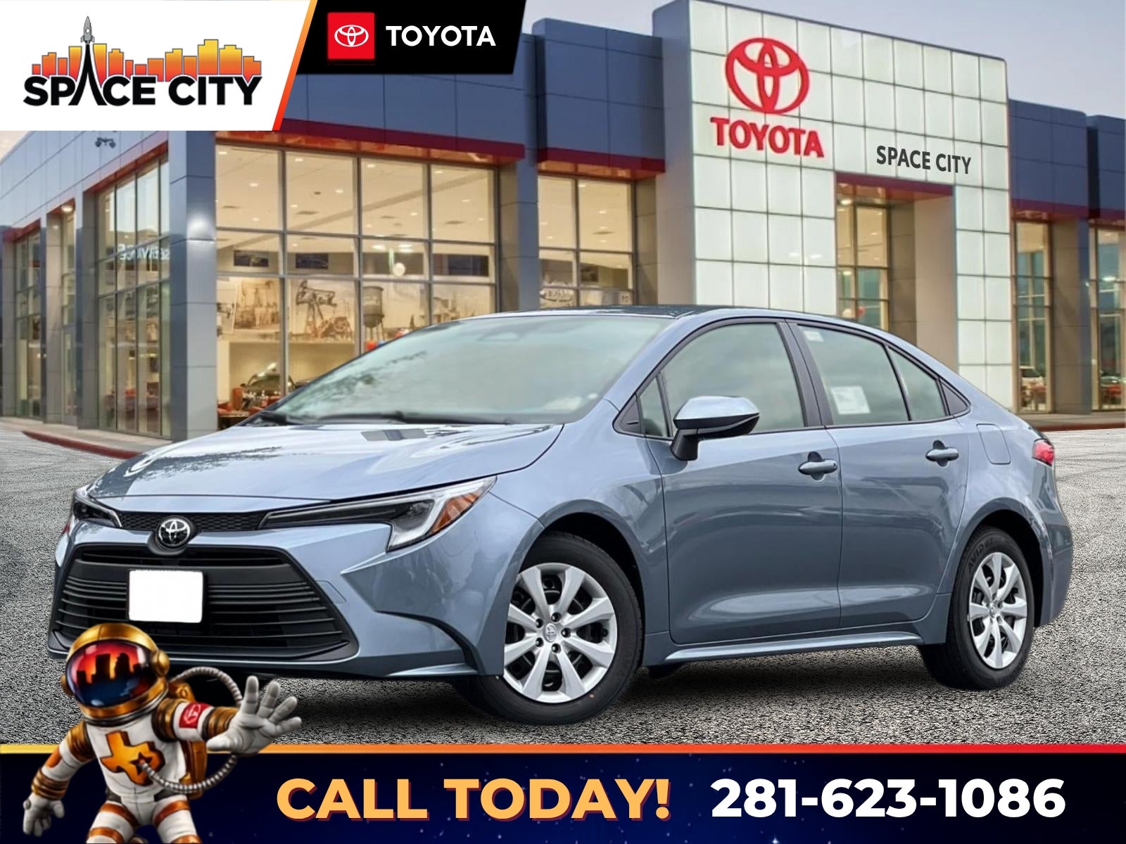 Celestite 2026 Toyota Corolla Hybrid Sedan Front-Wheel Drive Continuously Variable Transmission