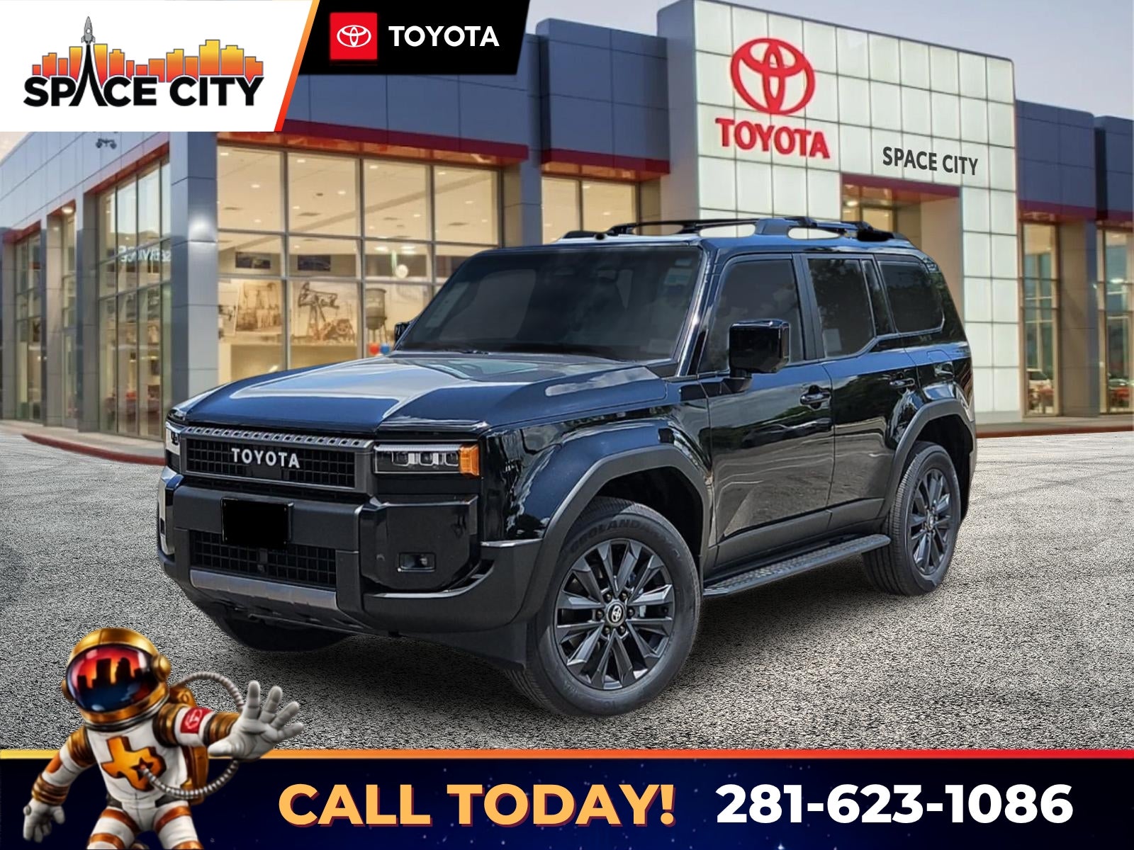 Black 2027 Toyota Land Cruiser SUV / Crossover Four-Wheel Drive 8-Speed Automatic