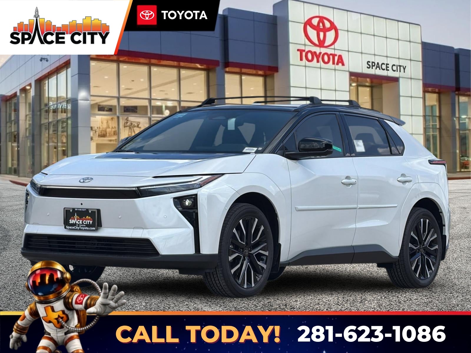 Wind Chill Pearl With Midnight Black Metallic Roof 2026 Toyota bZ SUV / Crossover Front-Wheel Drive 1-Speed Automatic