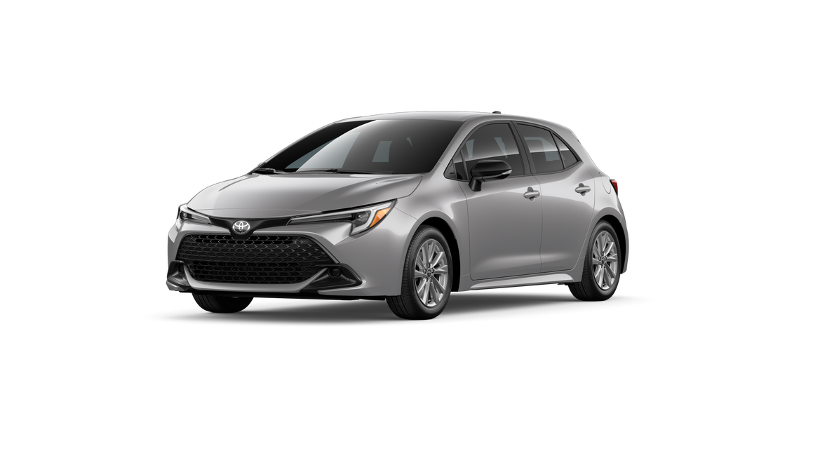 Classic Silver Metallic 2026 Toyota Corolla Hatchback SE FWD Hatchback Front-Wheel Drive Continuously Variable Transmission