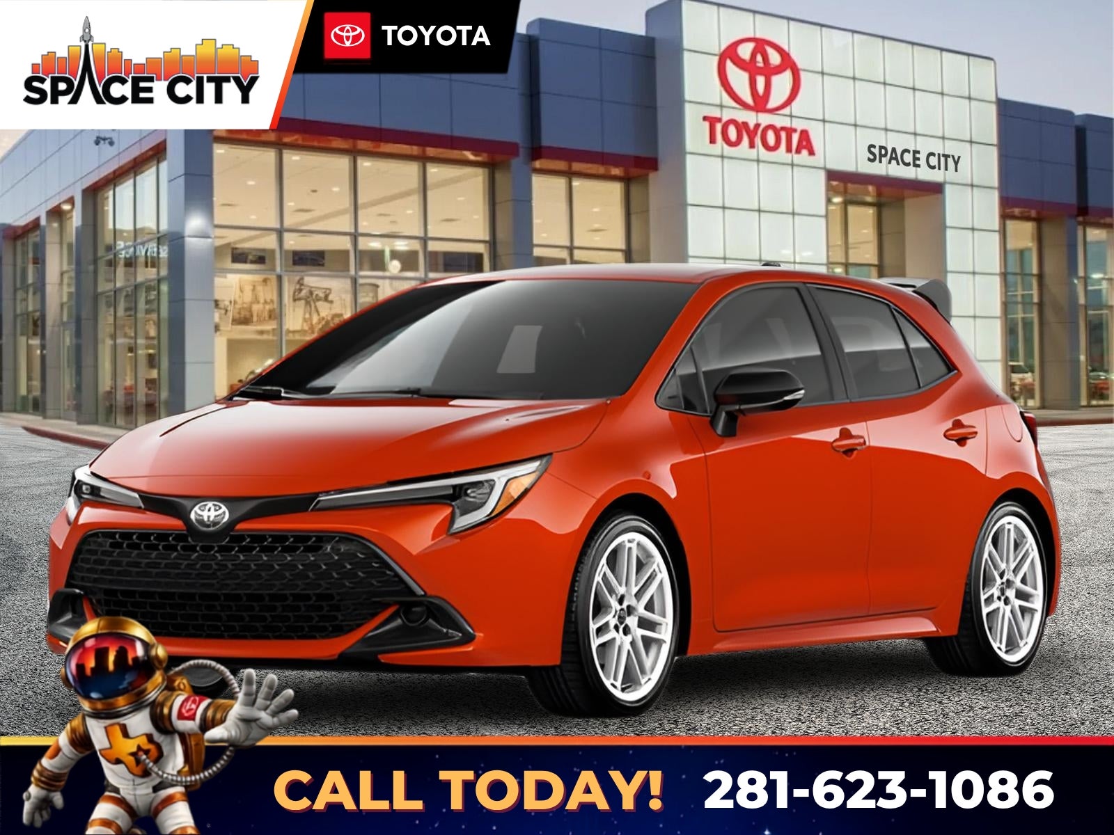Inferno Red 2026 Toyota Corolla Hatchback Hatchback Front-Wheel Drive Continuously Variable Transmission