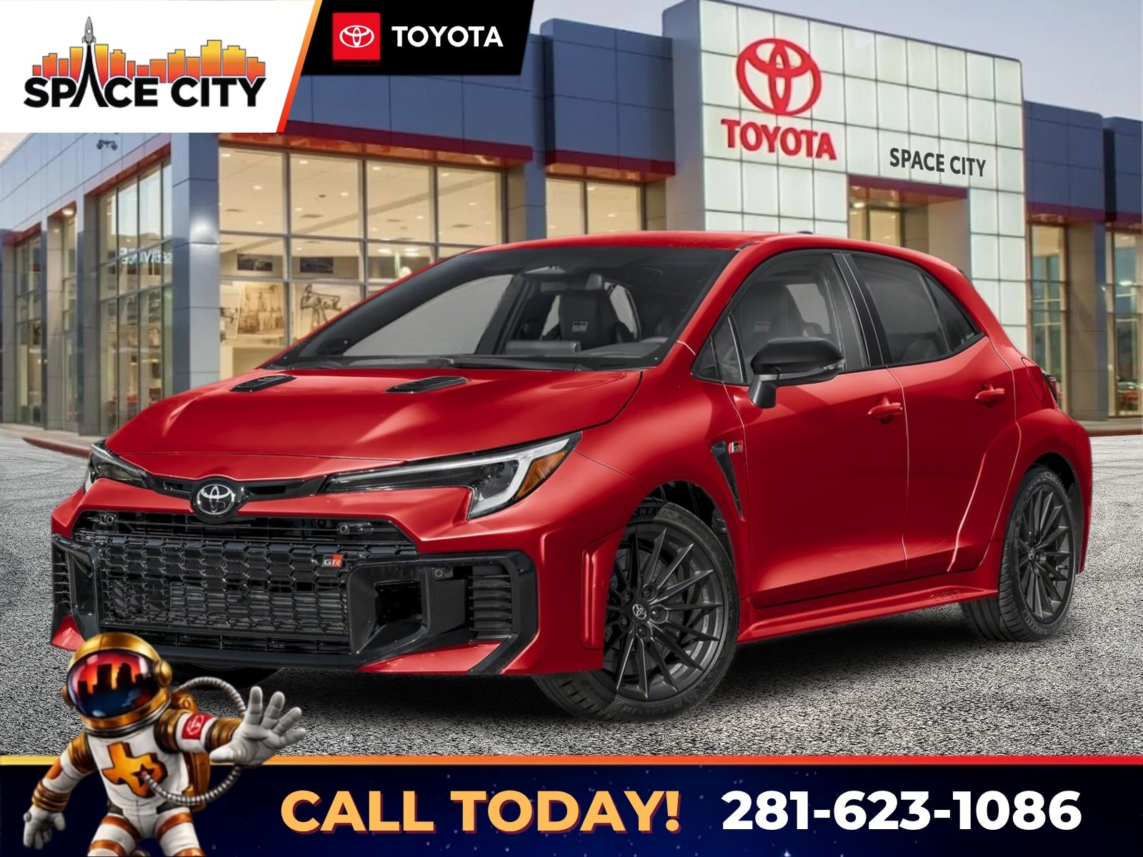 Red 2026 Toyota GR Corolla Hatchback All-Wheel Drive 6-Speed Manual