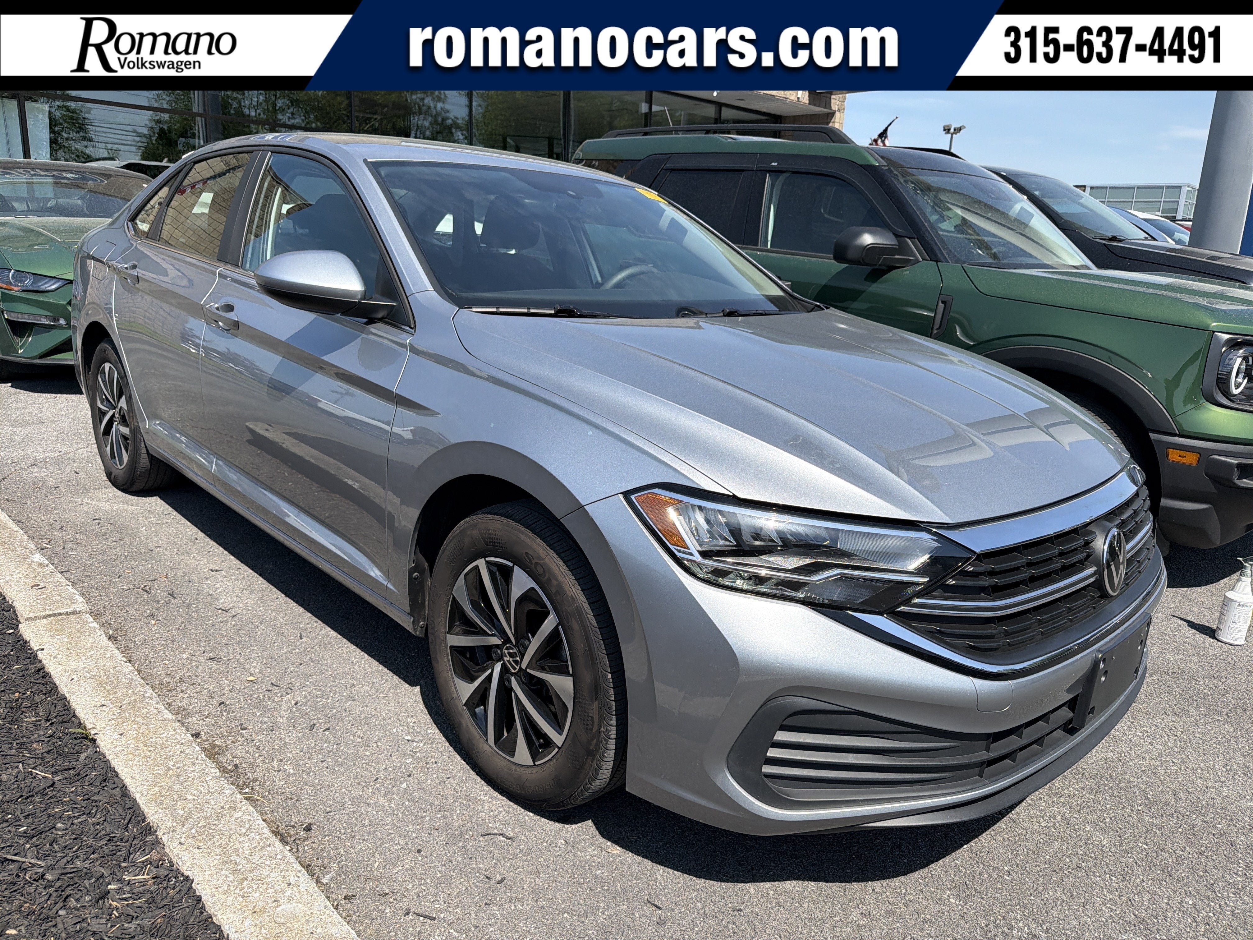 Pyrite Silver Metallic 2023 Volkswagen Jetta Sedan Front-Wheel Drive Automatic