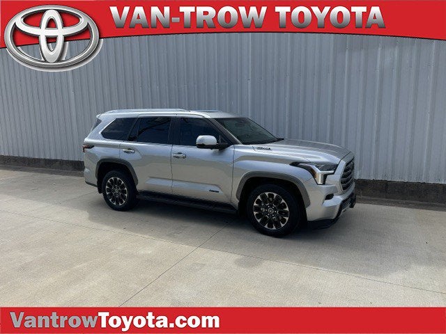 Silver 2024 Toyota Sequoia SUV / Crossover Four-Wheel Drive Automatic