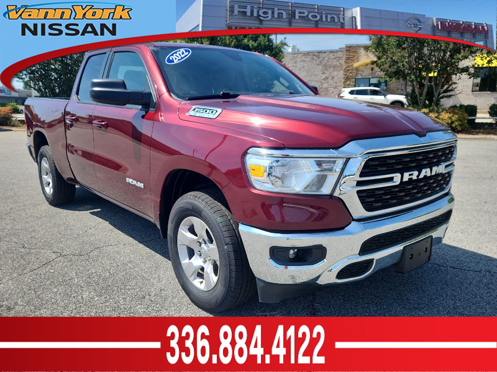 Diamond Black Crystal Pearlcoat 2022 RAM 1500 Pickup Truck Four-Wheel Drive Automatic