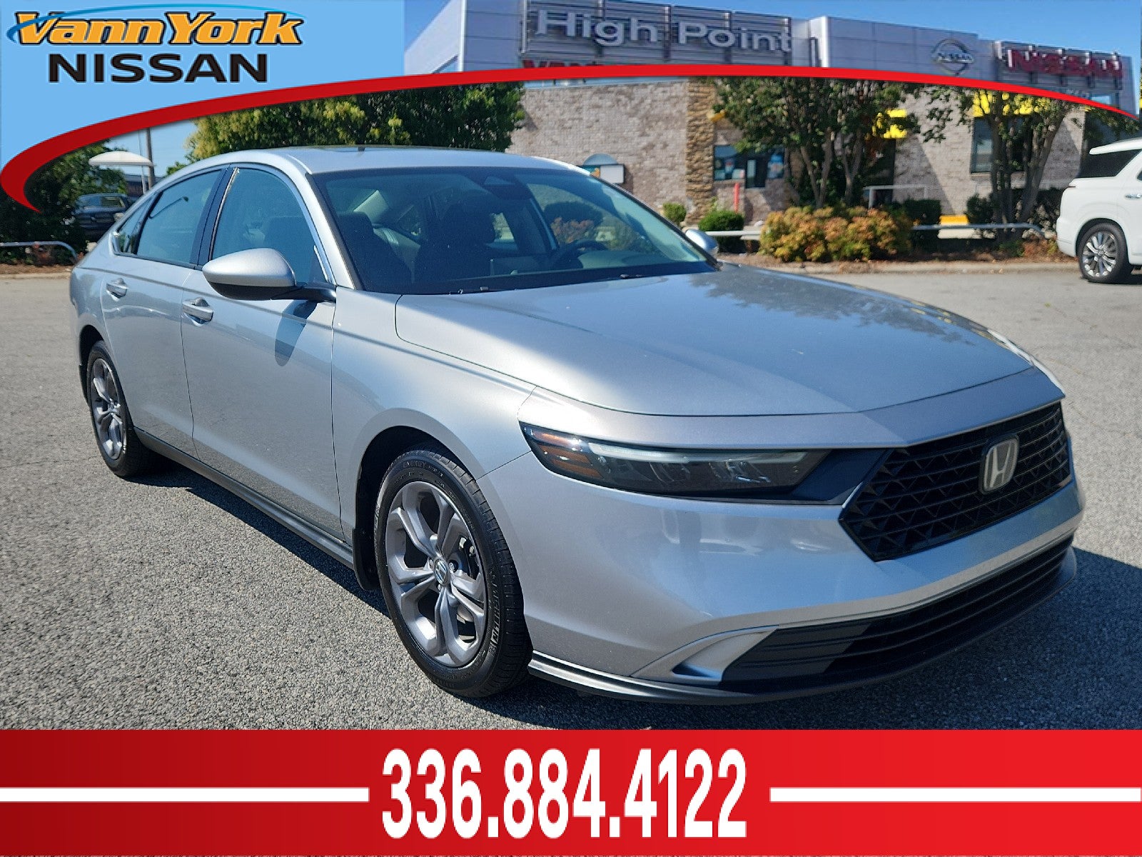 Solar Silver Metallic 2024 Honda Accord Sedan Front-Wheel Drive Automatic