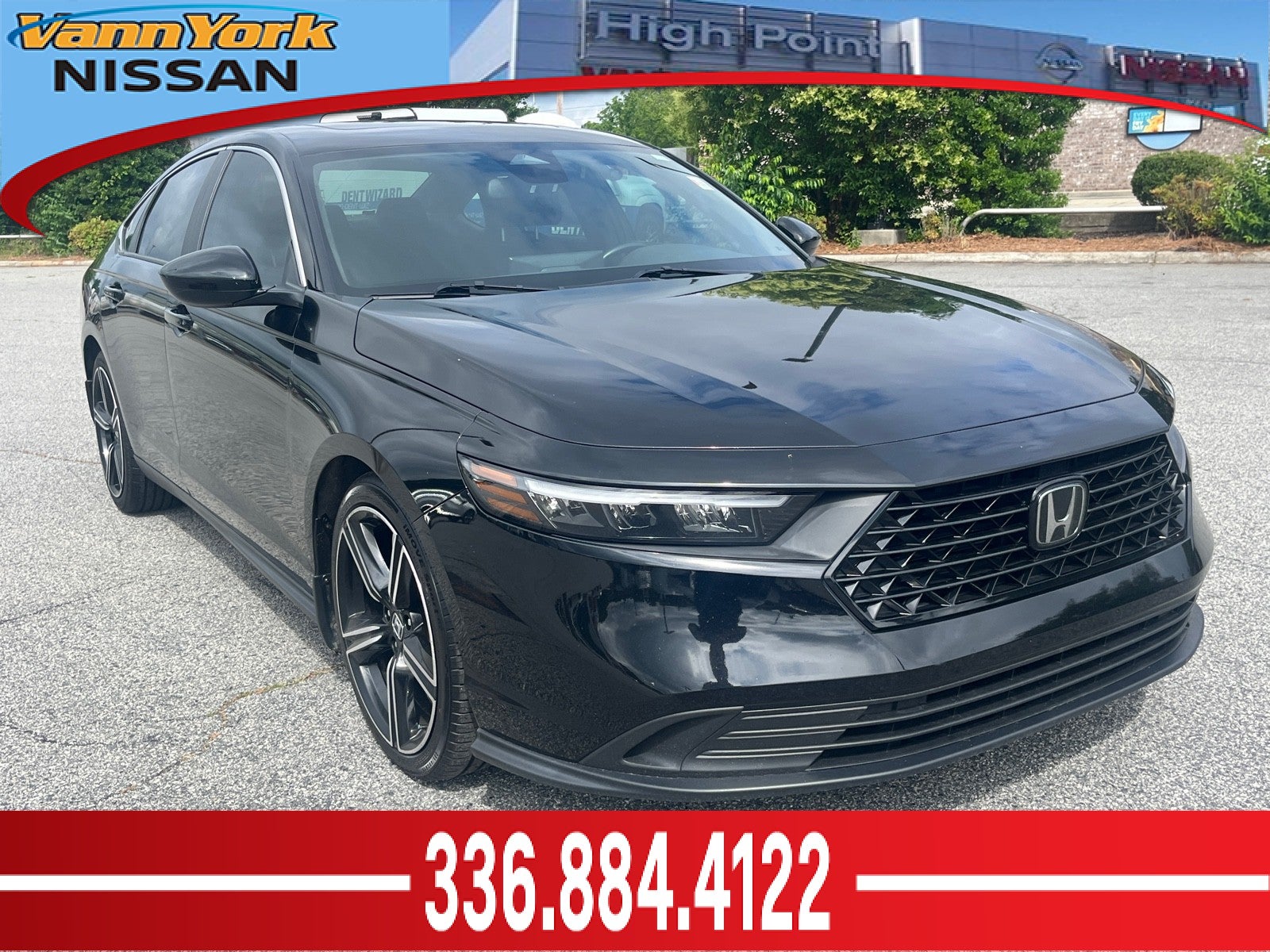 Crystal Black Pearl 2024 Honda Accord Hybrid Sedan Front-Wheel Drive Automatic