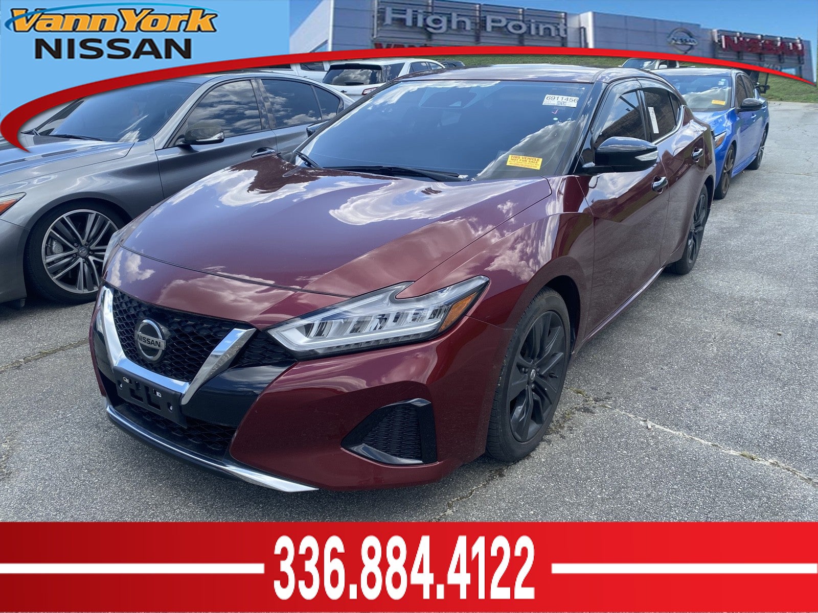 Carnelian Red Tintcoat 2021 Nissan Maxima Sedan Front-Wheel Drive Automatic