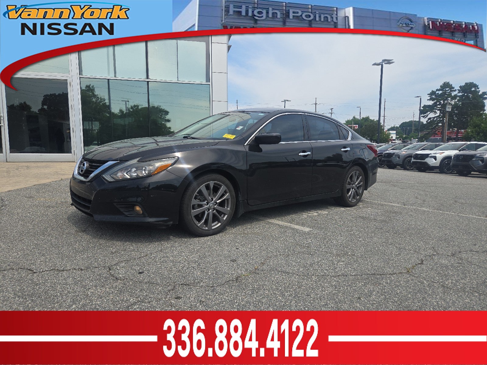 Super Black 2018 Nissan Altima Sedan Front-Wheel Drive Automatic