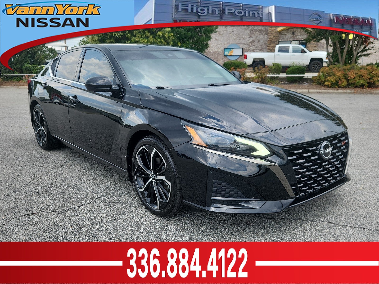 Super Black 2023 Nissan Altima Sedan Front-Wheel Drive Automatic