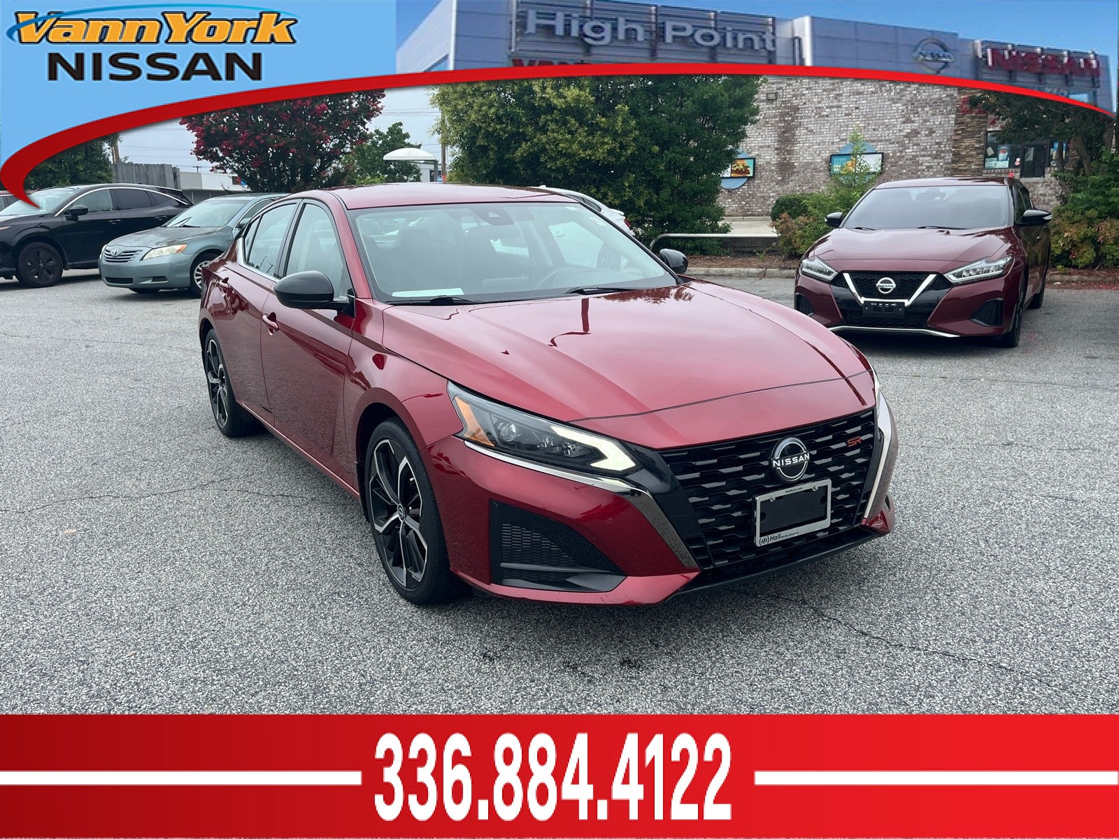 Red (Scarlet Ember Tintcoat) 2023 Nissan Altima Sedan Front-Wheel Drive Automatic