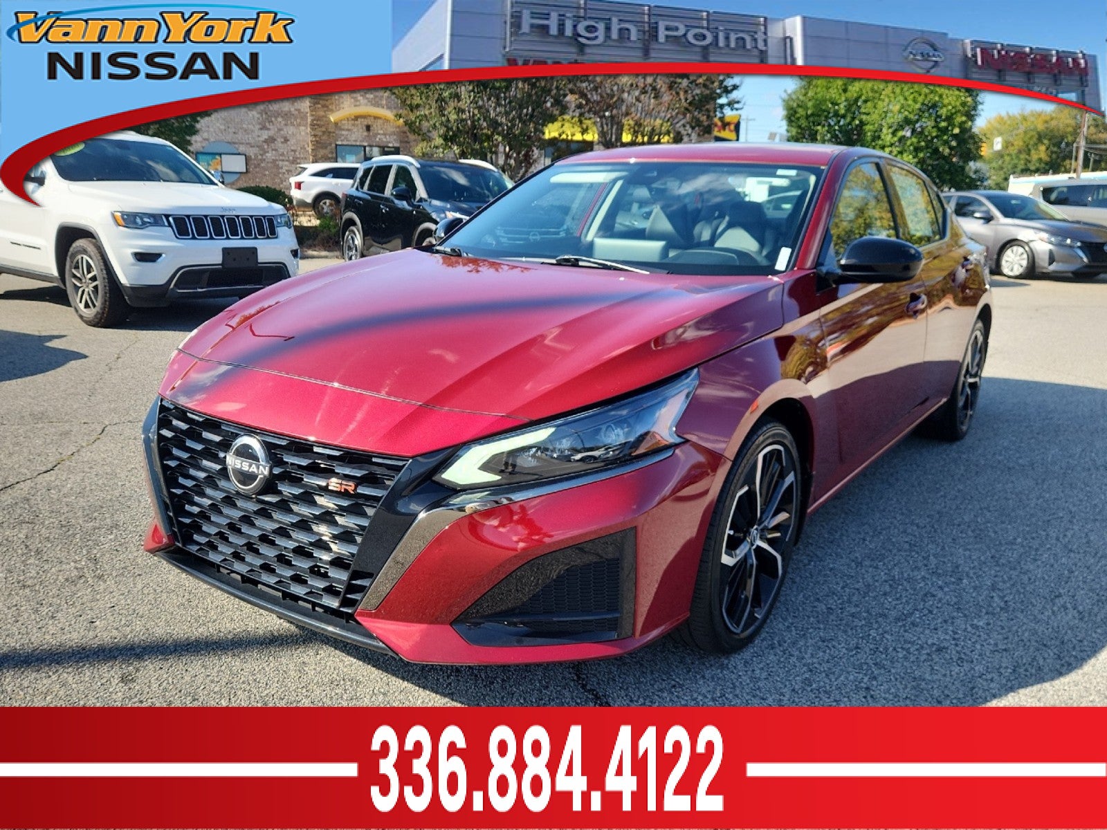 Red (Scarlet Ember) 2024 Nissan Altima Sedan All-Wheel Drive Automatic