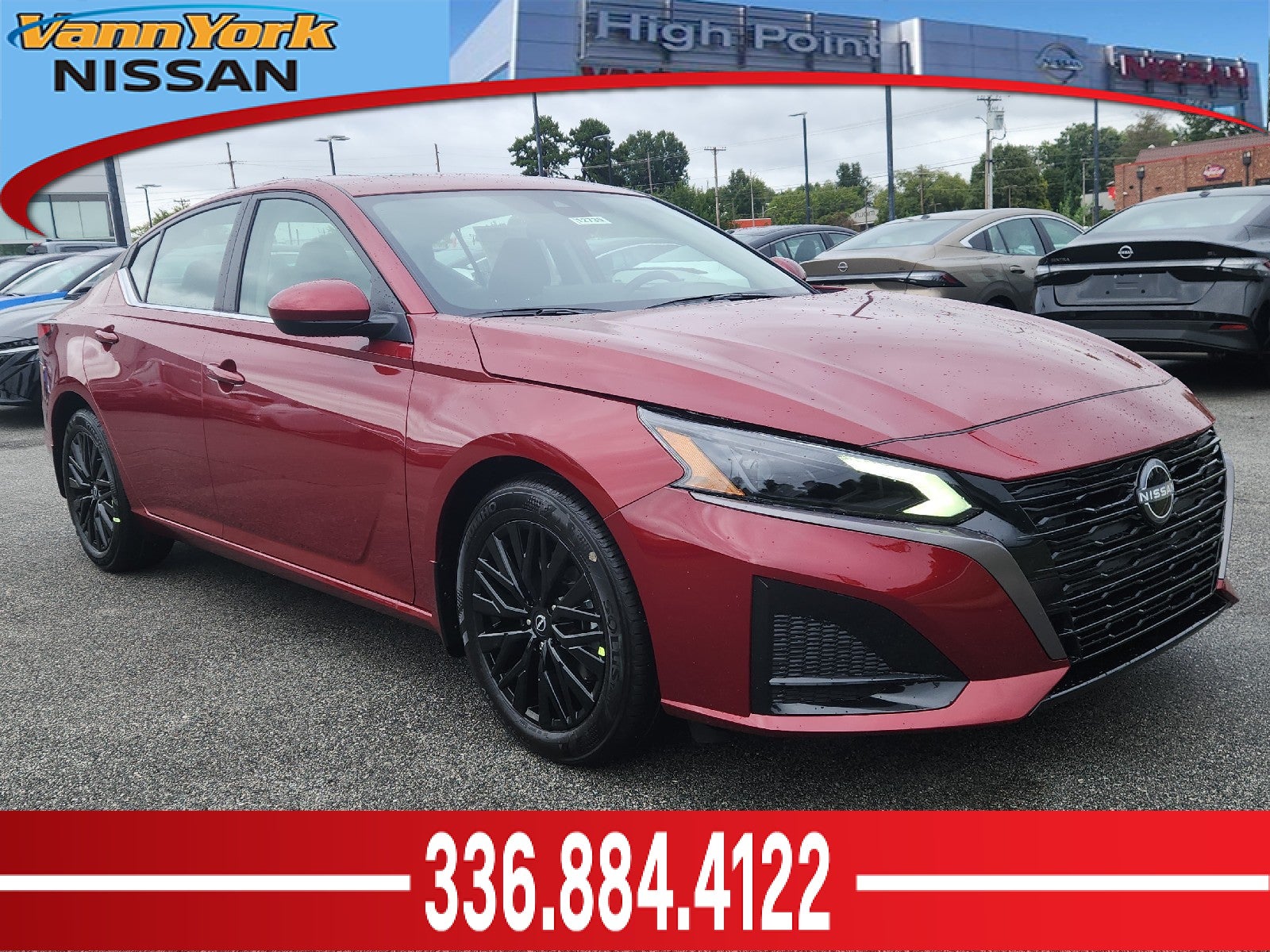 Red (Scarlet Ember Tintcoat) 2026 Nissan Altima Sedan Front-Wheel Drive Automatic