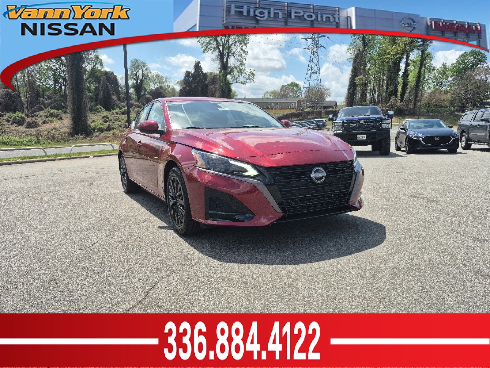 Red (Scarlet Ember) 2026 Nissan Altima 2.5 SV FWD Sedan Front-Wheel Drive Automatic