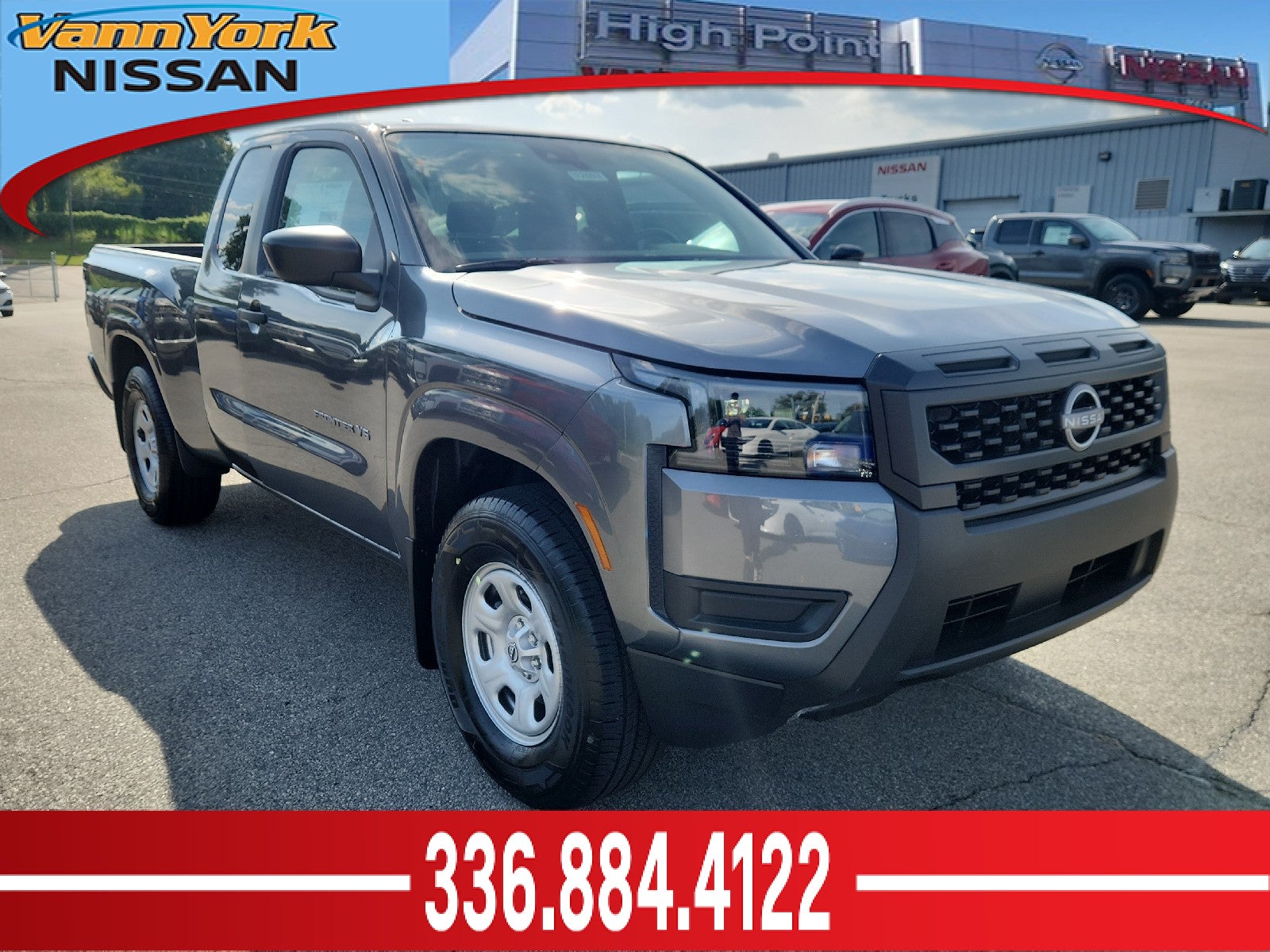 Gray (Gun Metallic) 2027 Nissan Frontier Pickup Truck 4X2 Automatic