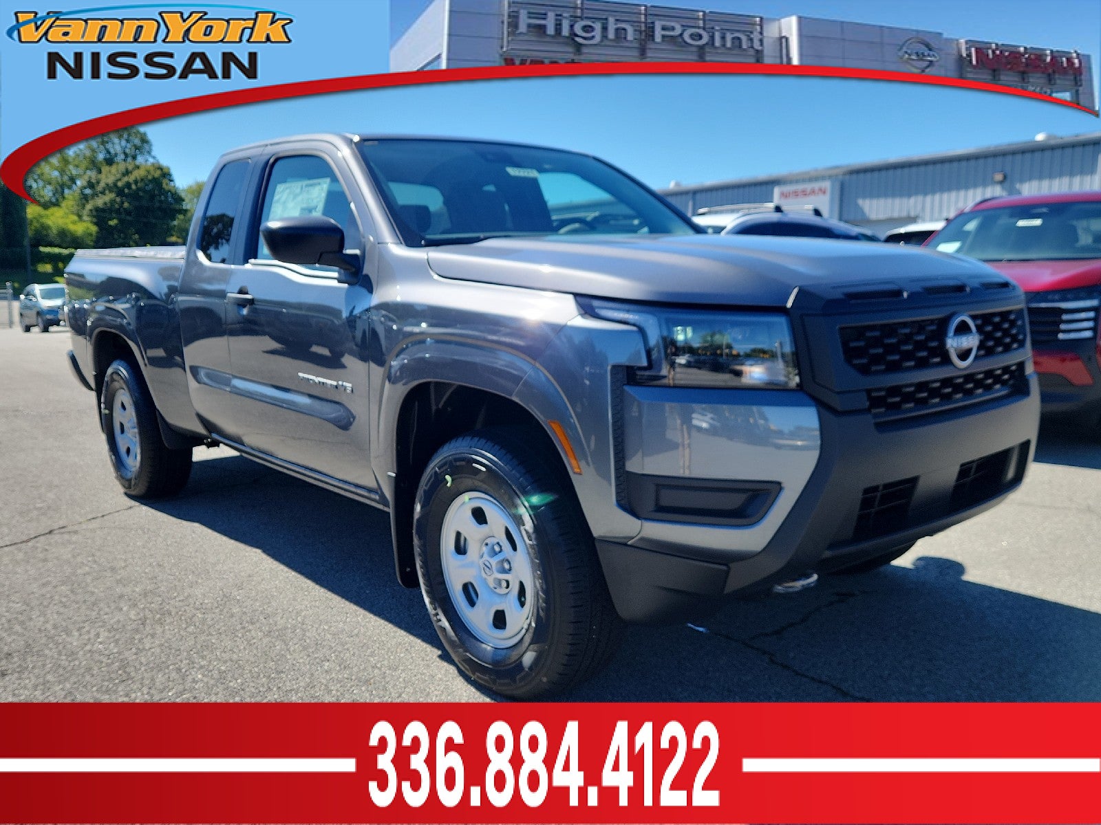 Gray (Gun Metallic) 2027 Nissan Frontier Pickup Truck Four-Wheel Drive Automatic