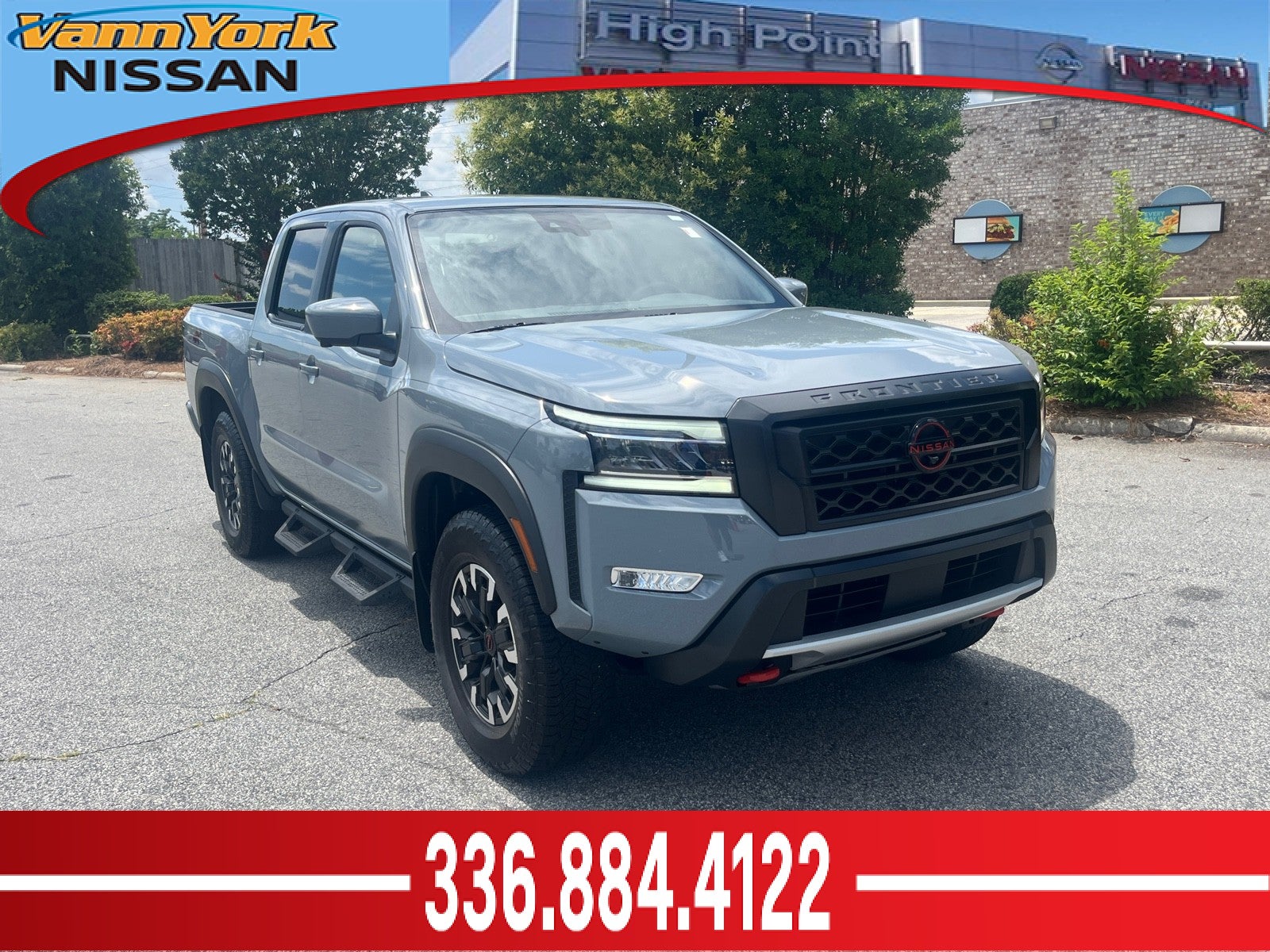 Gray (Gun Metallic) 2024 Nissan Frontier Pickup Truck Four-Wheel Drive Automatic