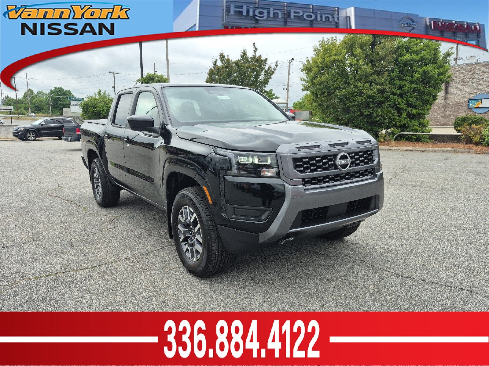 Super Black 2026 Nissan Frontier Pickup Truck Four-Wheel Drive Automatic