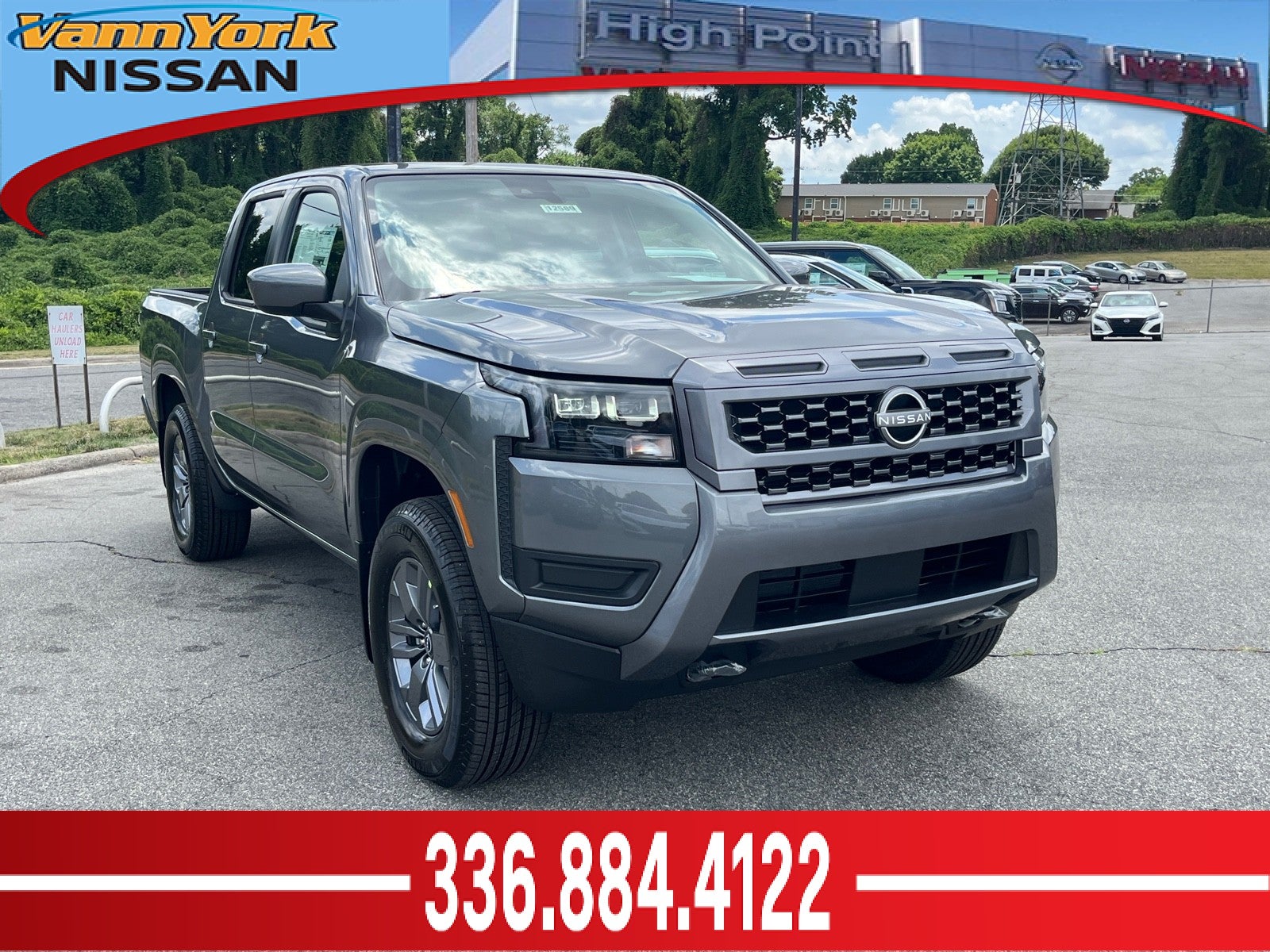 Gray (Gun Metallic) 2026 Nissan Frontier Pickup Truck Four-Wheel Drive Automatic