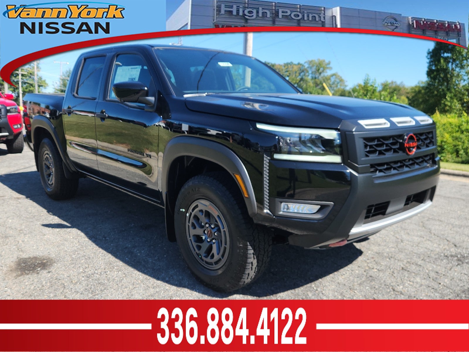 Super Black 2027 Nissan Frontier Pickup Truck Four-Wheel Drive Automatic