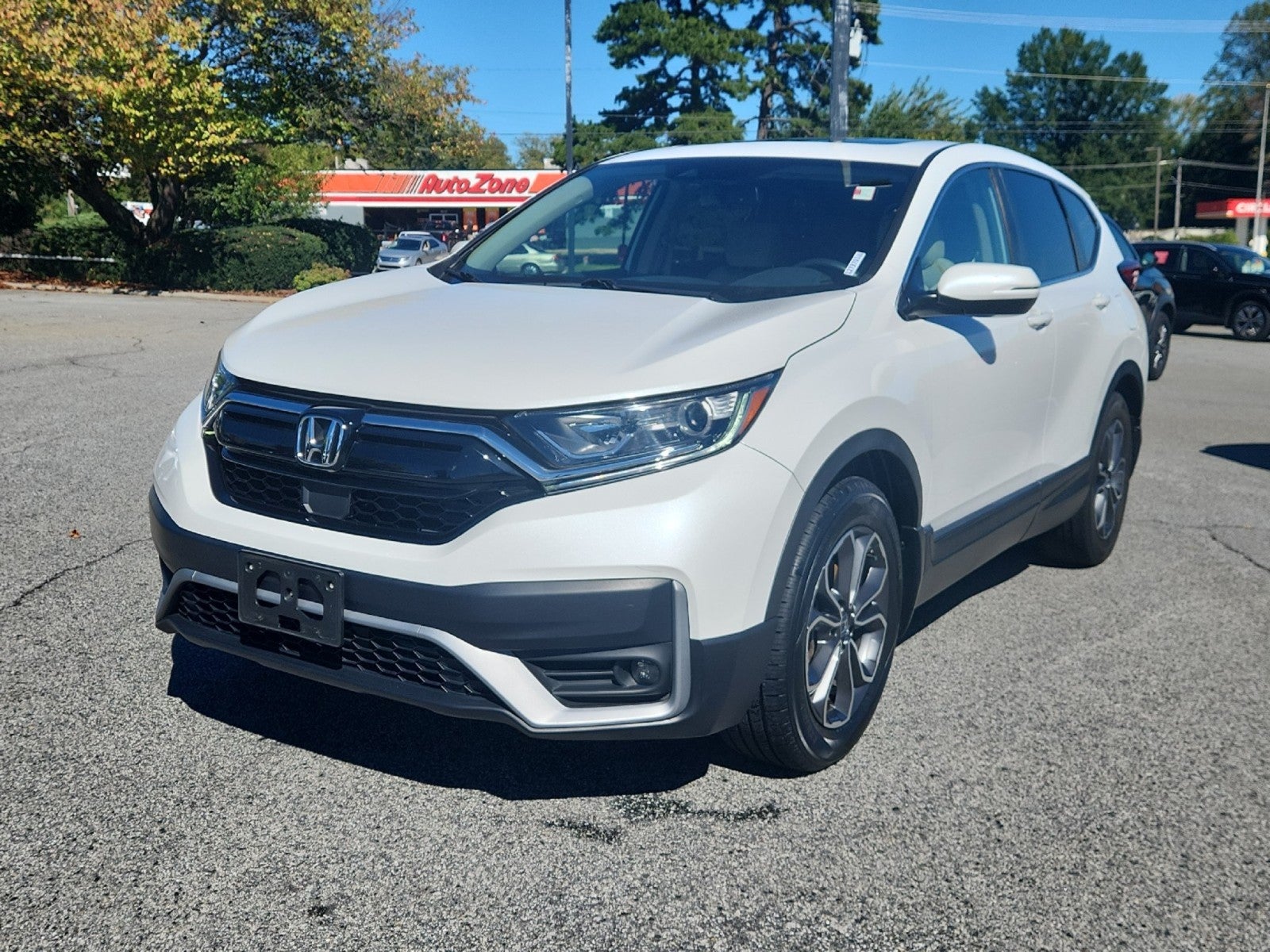 Platinum White Pearl 2022 Honda CR-V SUV / Crossover Front-Wheel Drive Automatic
