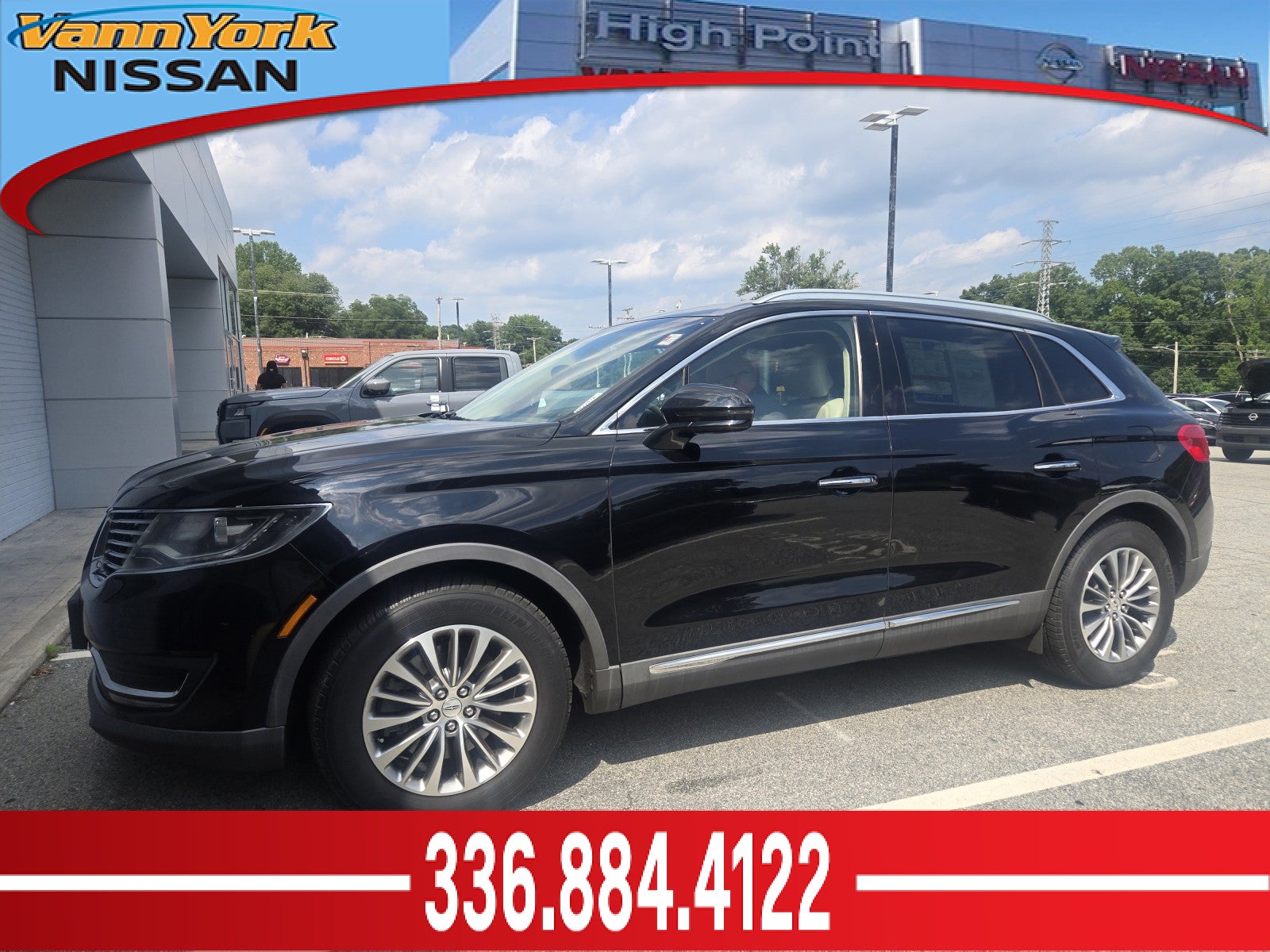 Black Velvet 2017 Lincoln MKX SUV / Crossover Front-Wheel Drive Automatic
