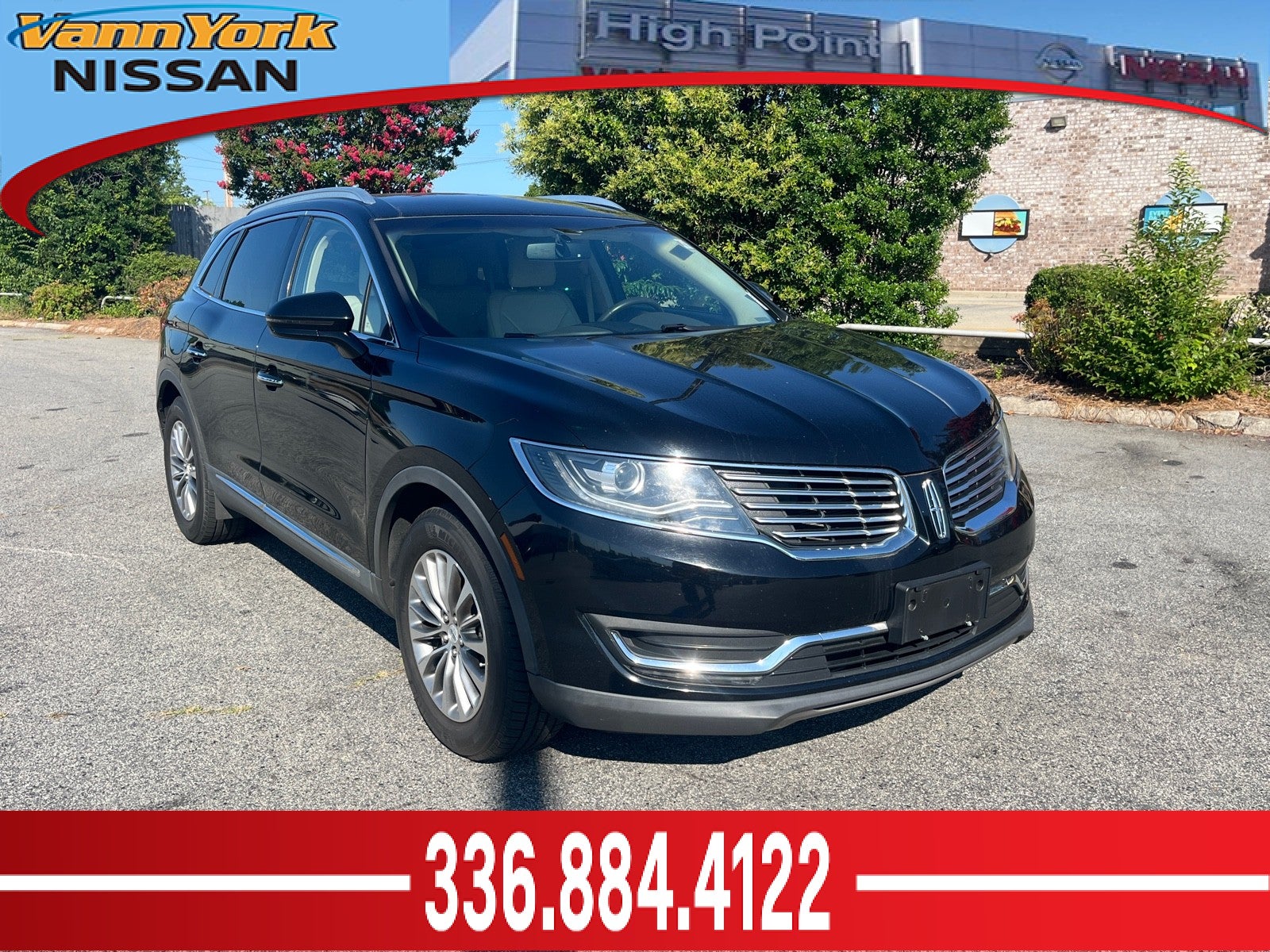 Black Velvet 2017 Lincoln MKX SUV / Crossover Front-Wheel Drive Automatic