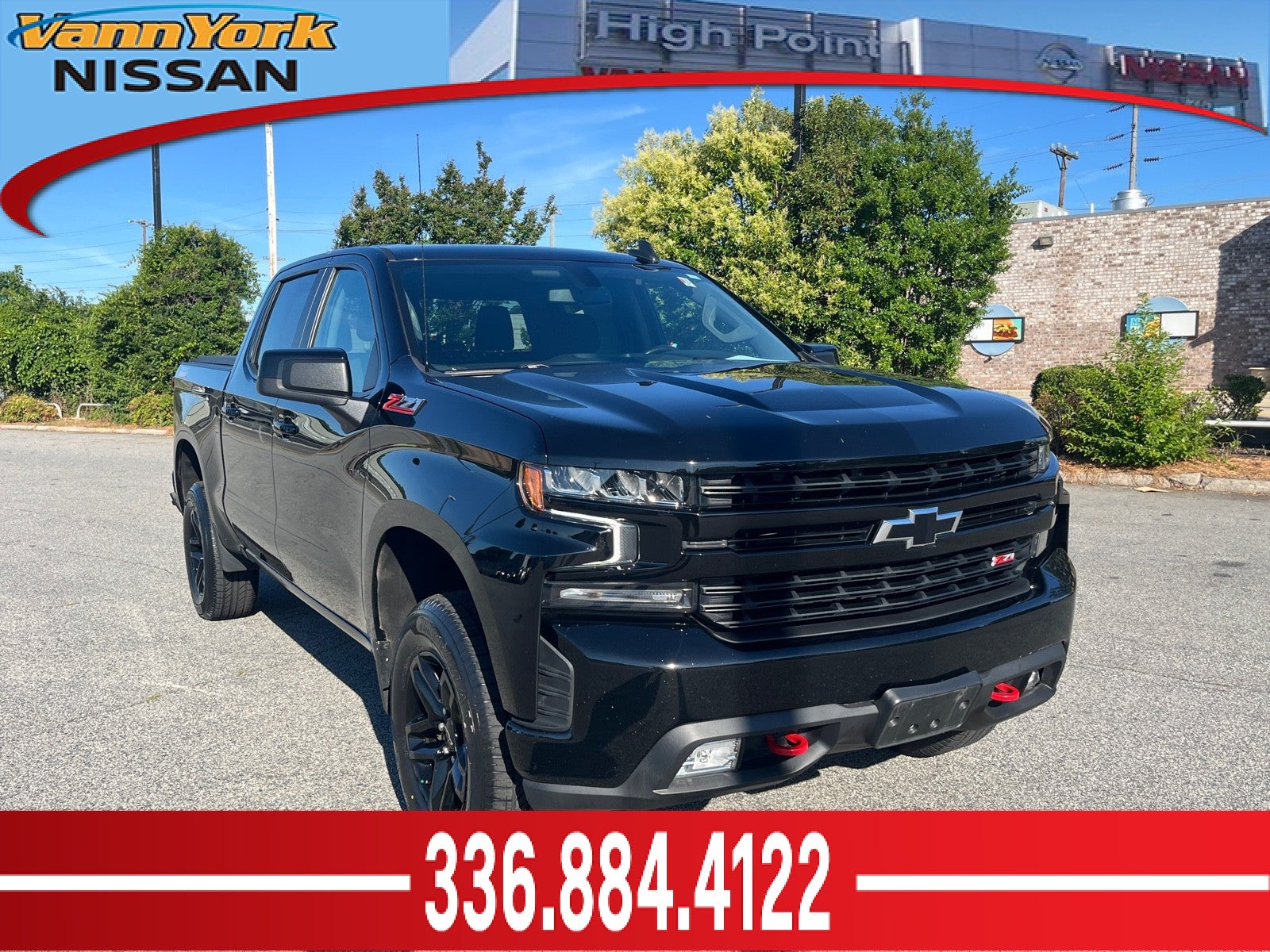 Black 2021 Chevrolet Silverado 1500 Pickup Truck Four-Wheel Drive Automatic