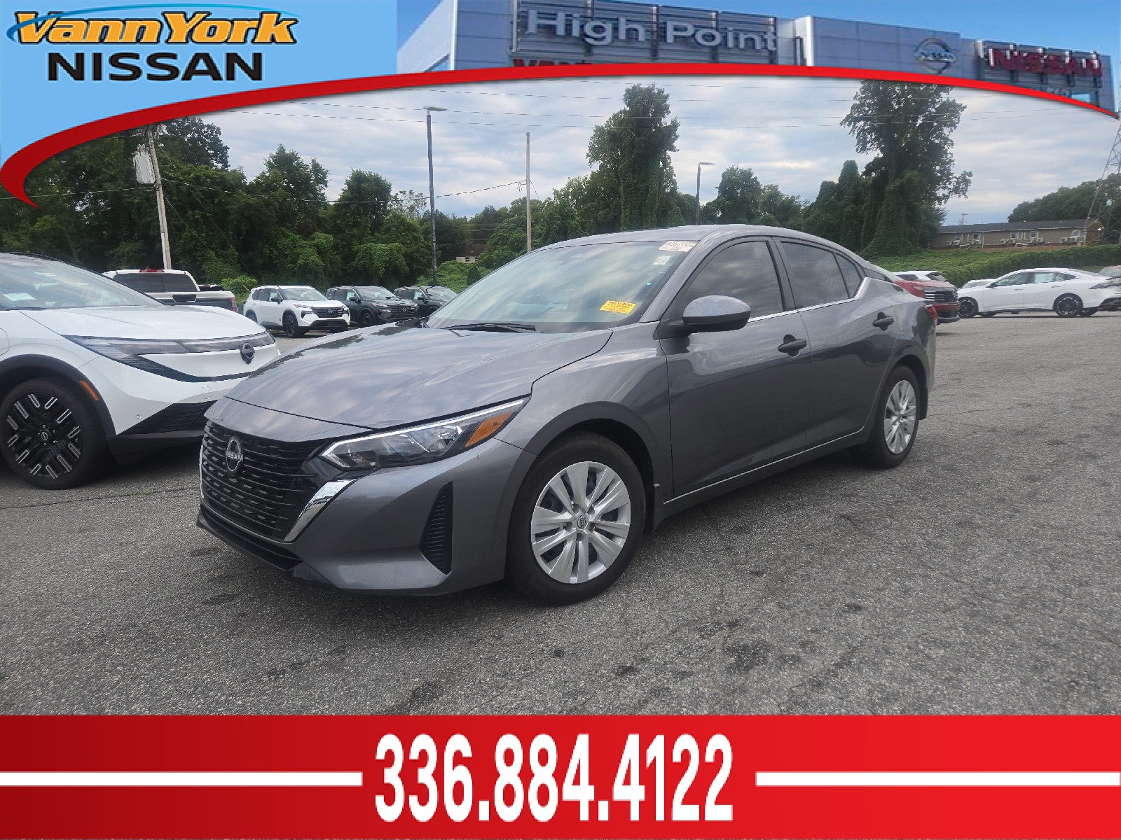 Gray (Gun Metallic) 2024 Nissan Sentra Sedan Front-Wheel Drive Automatic