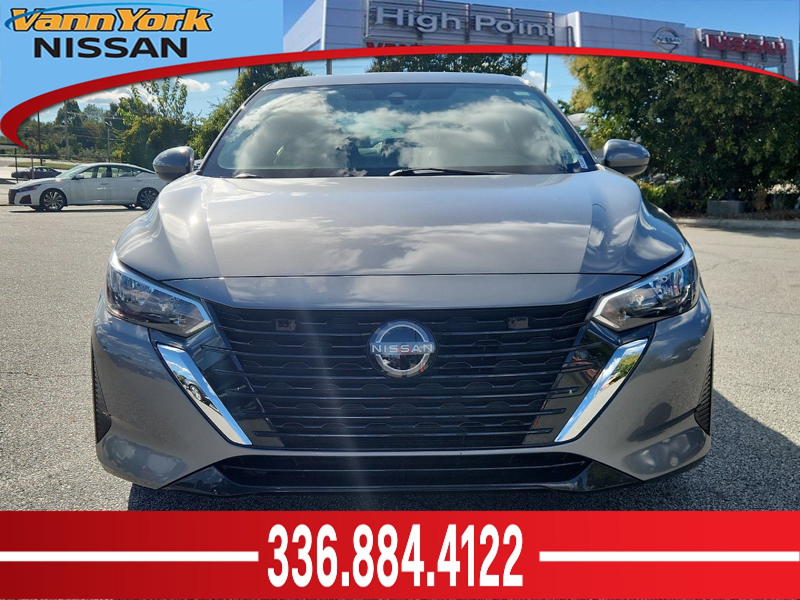 Gray (Gun Metallic) 2024 Nissan Sentra Sedan Front-Wheel Drive Automatic