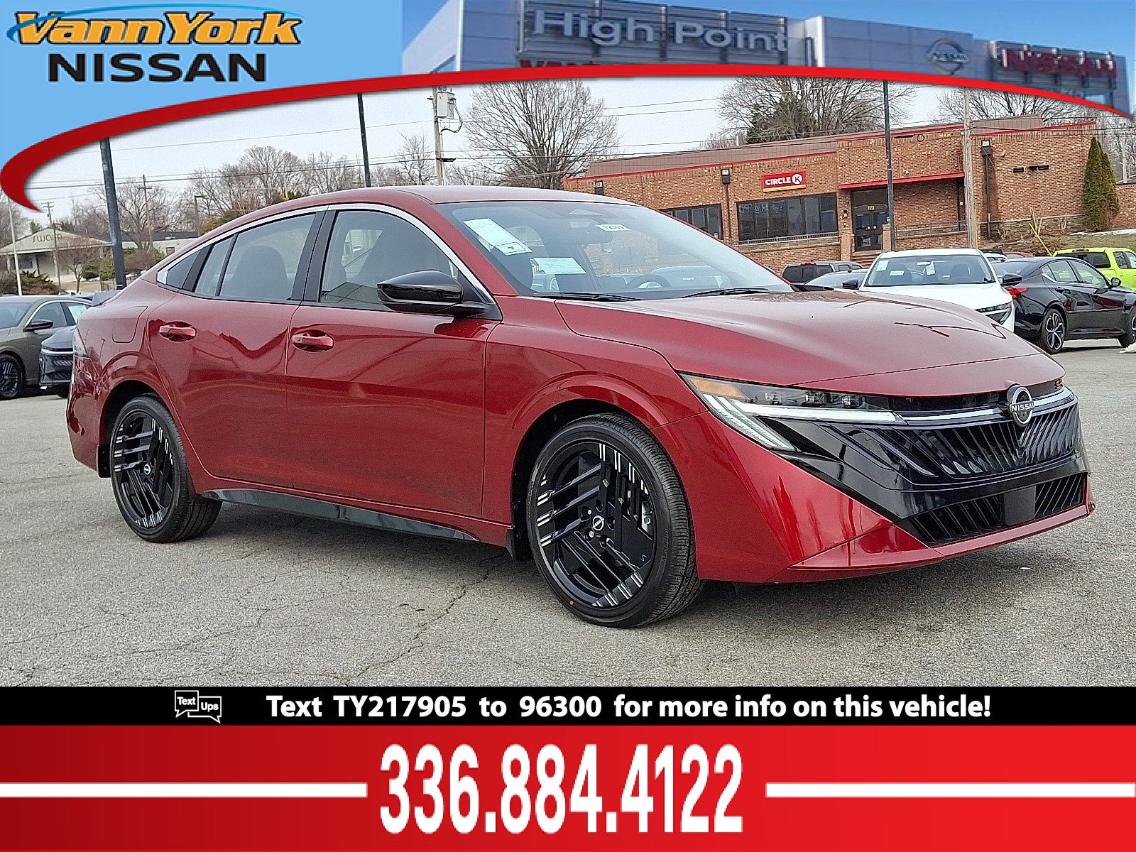 Red (Scarlet Ember Tintcoat) 2026 Nissan Sentra Sedan Front-Wheel Drive Automatic