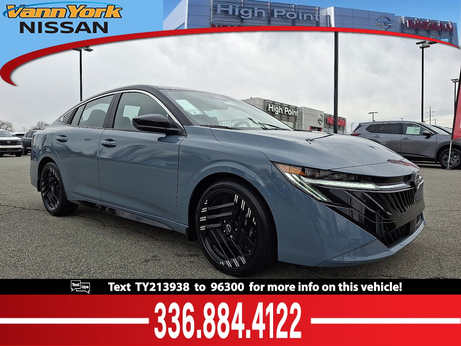 Atlantic Gray Metallic 2026 Nissan Sentra Sedan Front-Wheel Drive Automatic