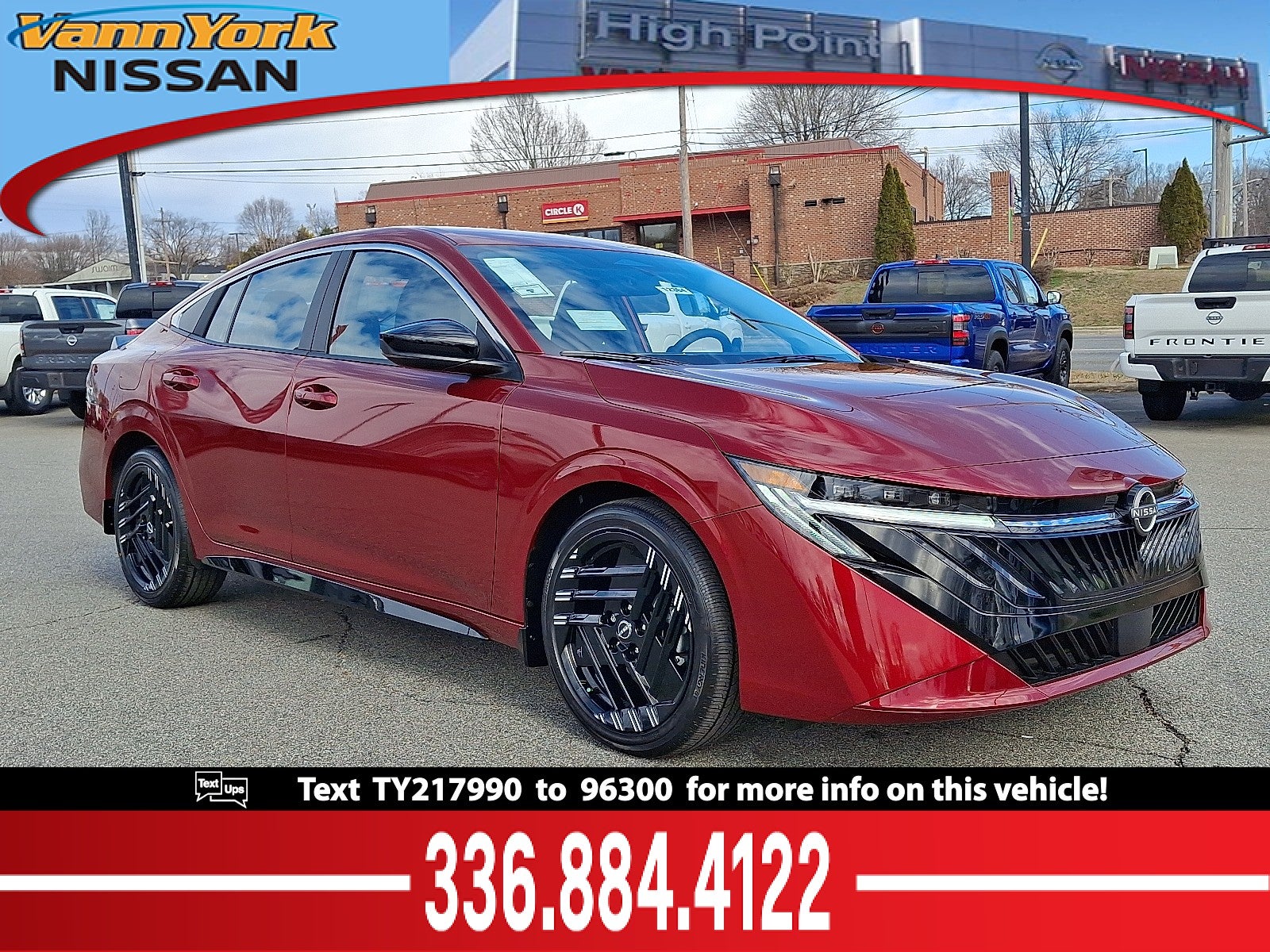 Red (Scarlet Ember Tintcoat) 2026 Nissan Sentra SR FWD Sedan Front-Wheel Drive Automatic