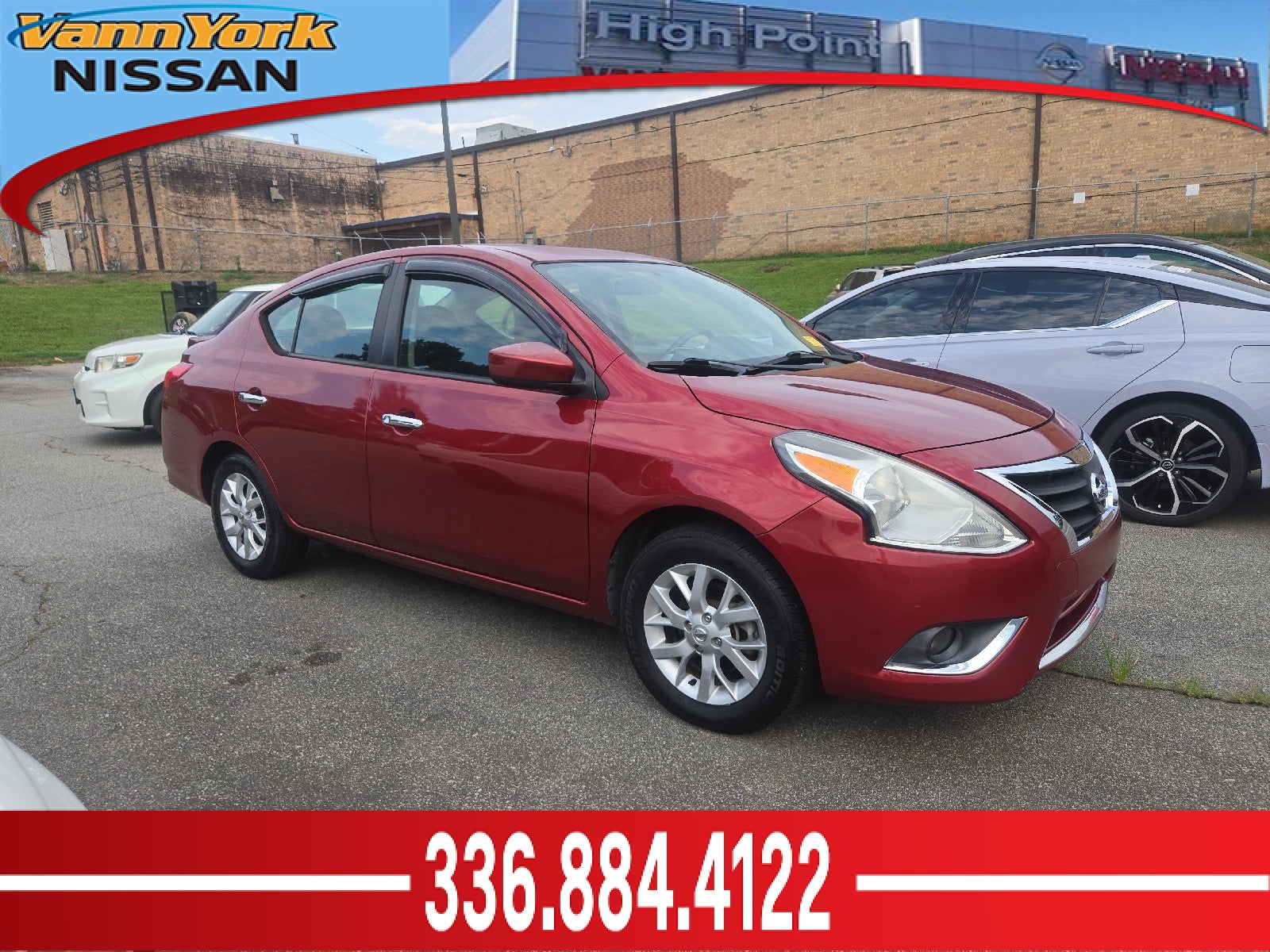 Cayenne Red 2018 Nissan Versa Sedan Front-Wheel Drive Automatic