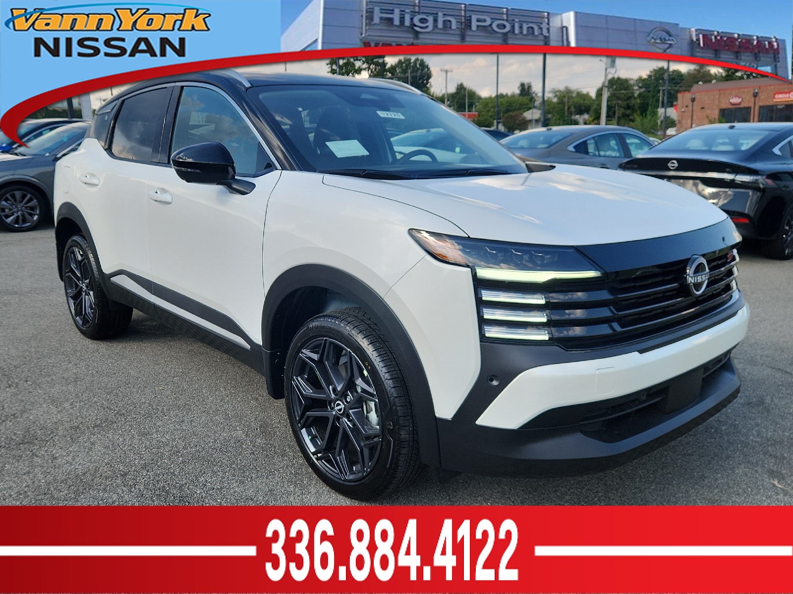 Aspen White Tricoat 2026 Nissan Kicks SUV / Crossover Front-Wheel Drive Automatic
