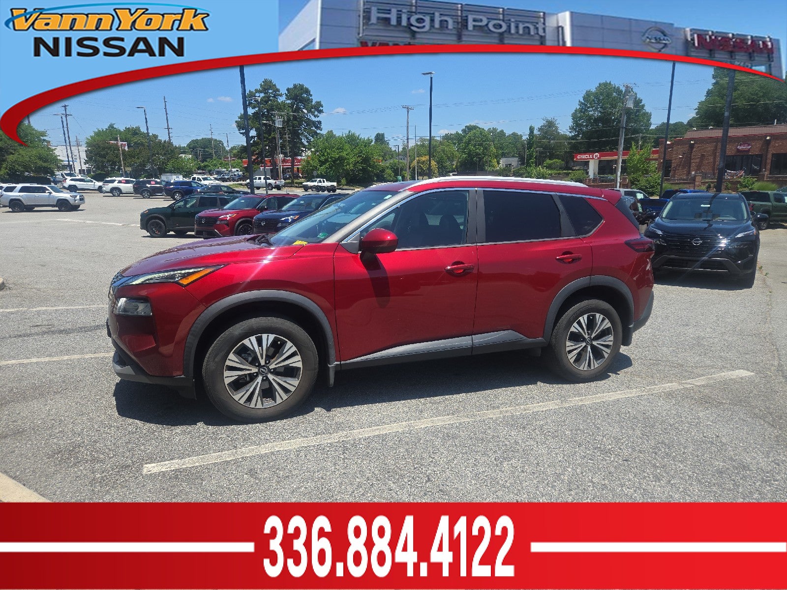 Red (Scarlet Ember Tintcoat) 2023 Nissan Rogue SUV / Crossover All-Wheel Drive Automatic